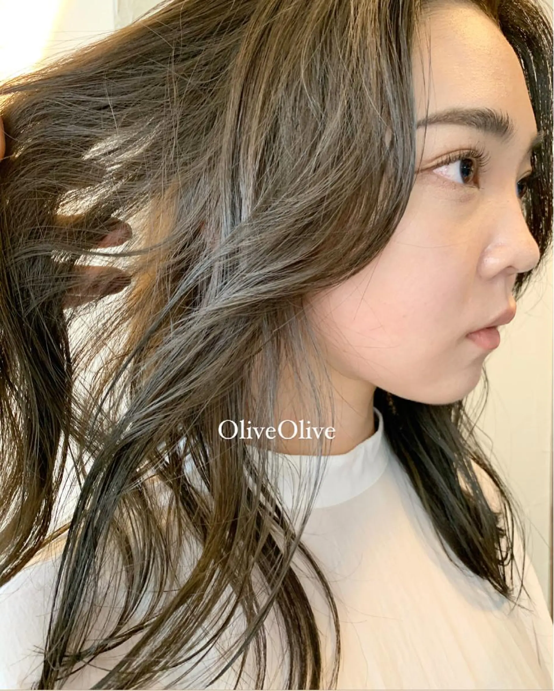 ロング haco+所属・圧倒的デザイン力 店長🎨RENAのヘアスタイル