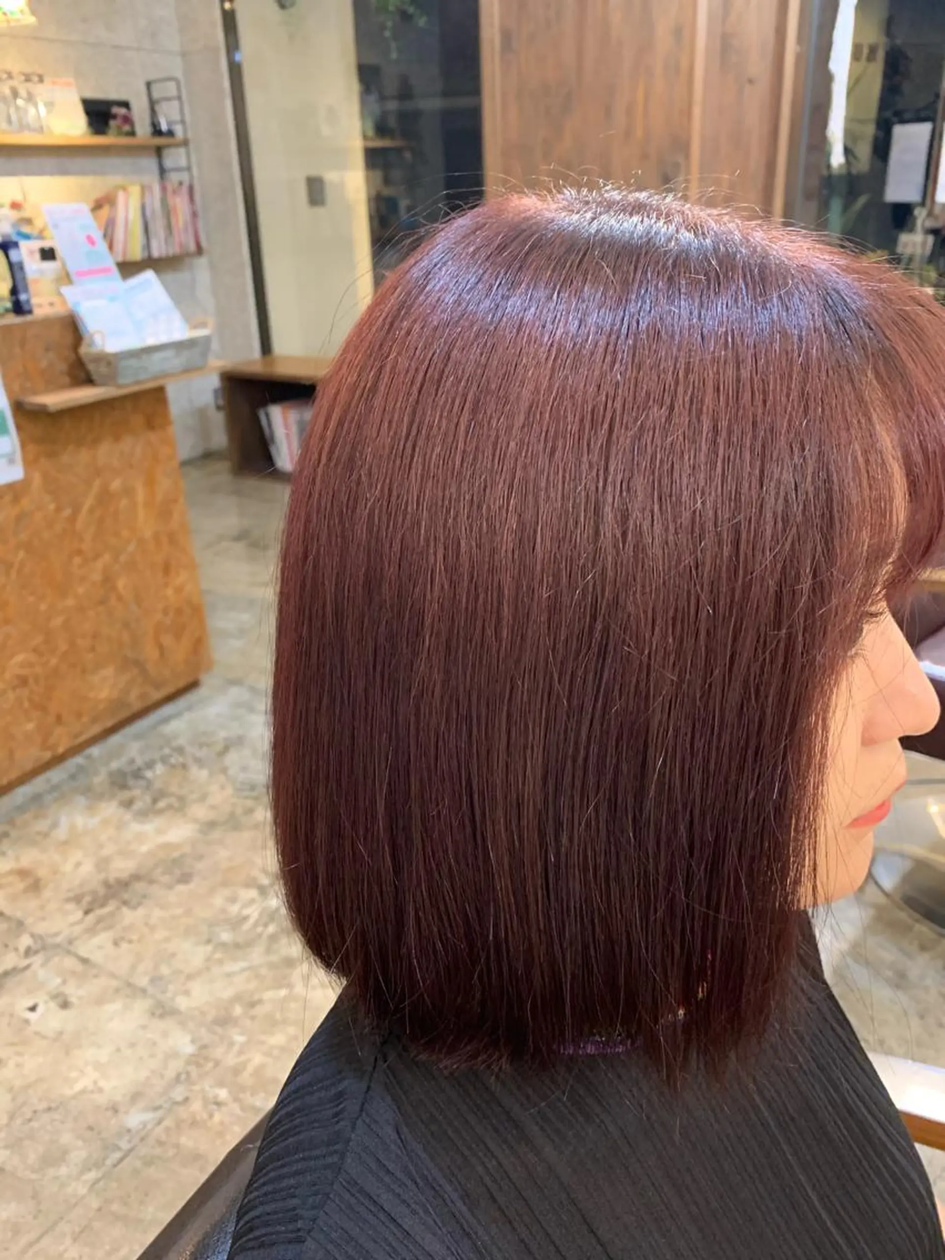 ショート カラー ピンクカラー バイオレットカラー MIRUCO by KURAKU所属・⭐️ハイトーンカラー ⭐️メンズパーマ達成のヘアスタイル