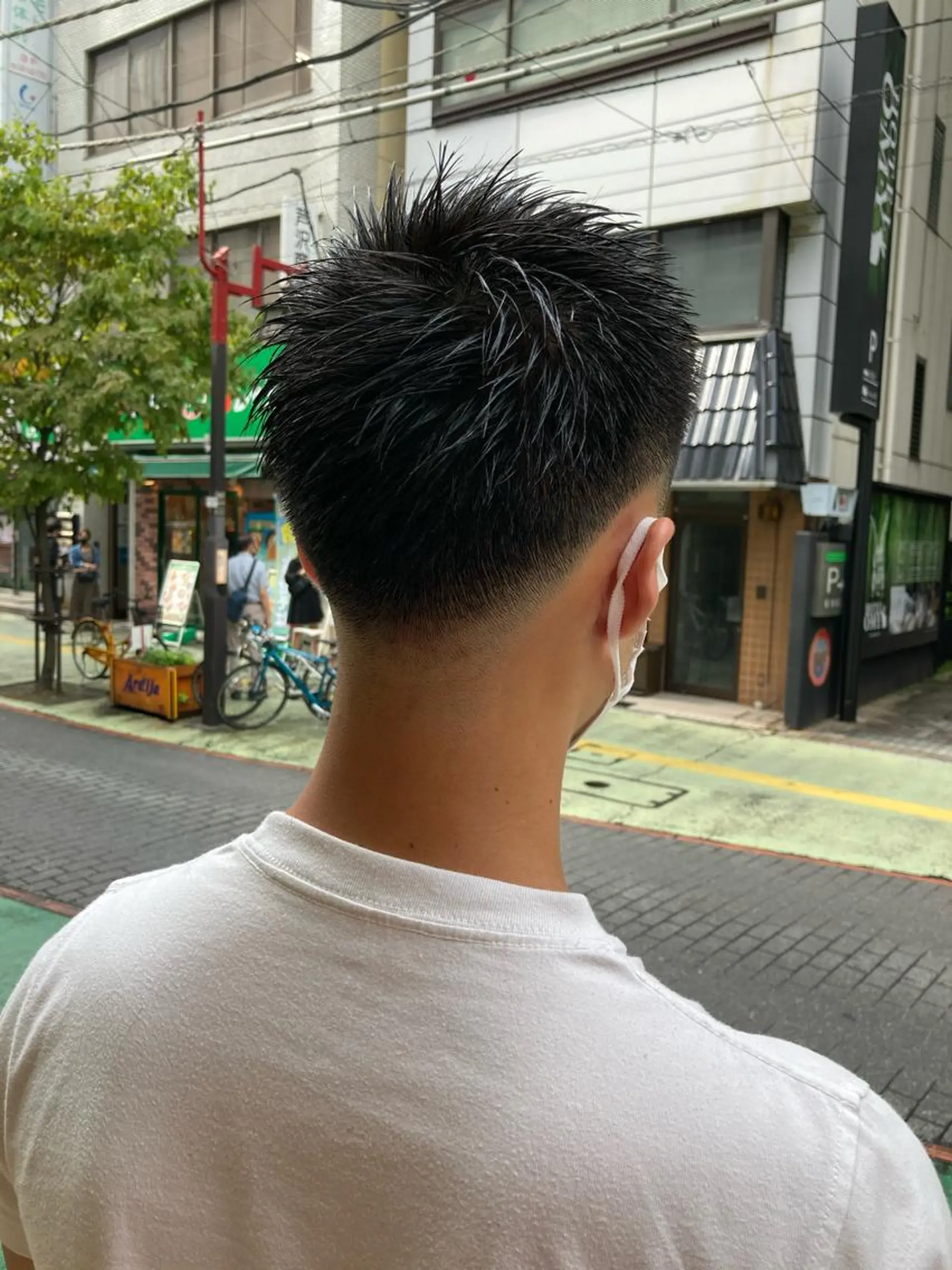 ショート メンズ フェードカット スキンフェード カット メンズ特化 TAKUYAのヘアスタイル
