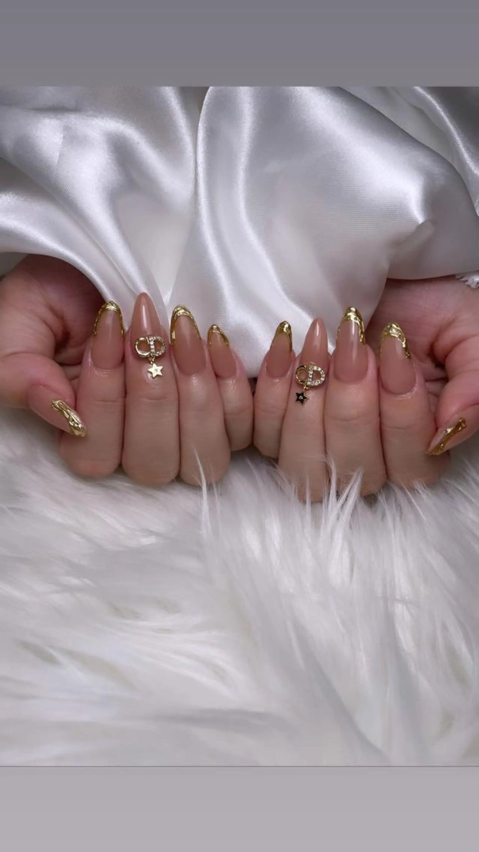 ロング ネイル スカルプネイル nail salon BELLUNA所属・BELLUNA Mizuki❤︎のネイルデザイン