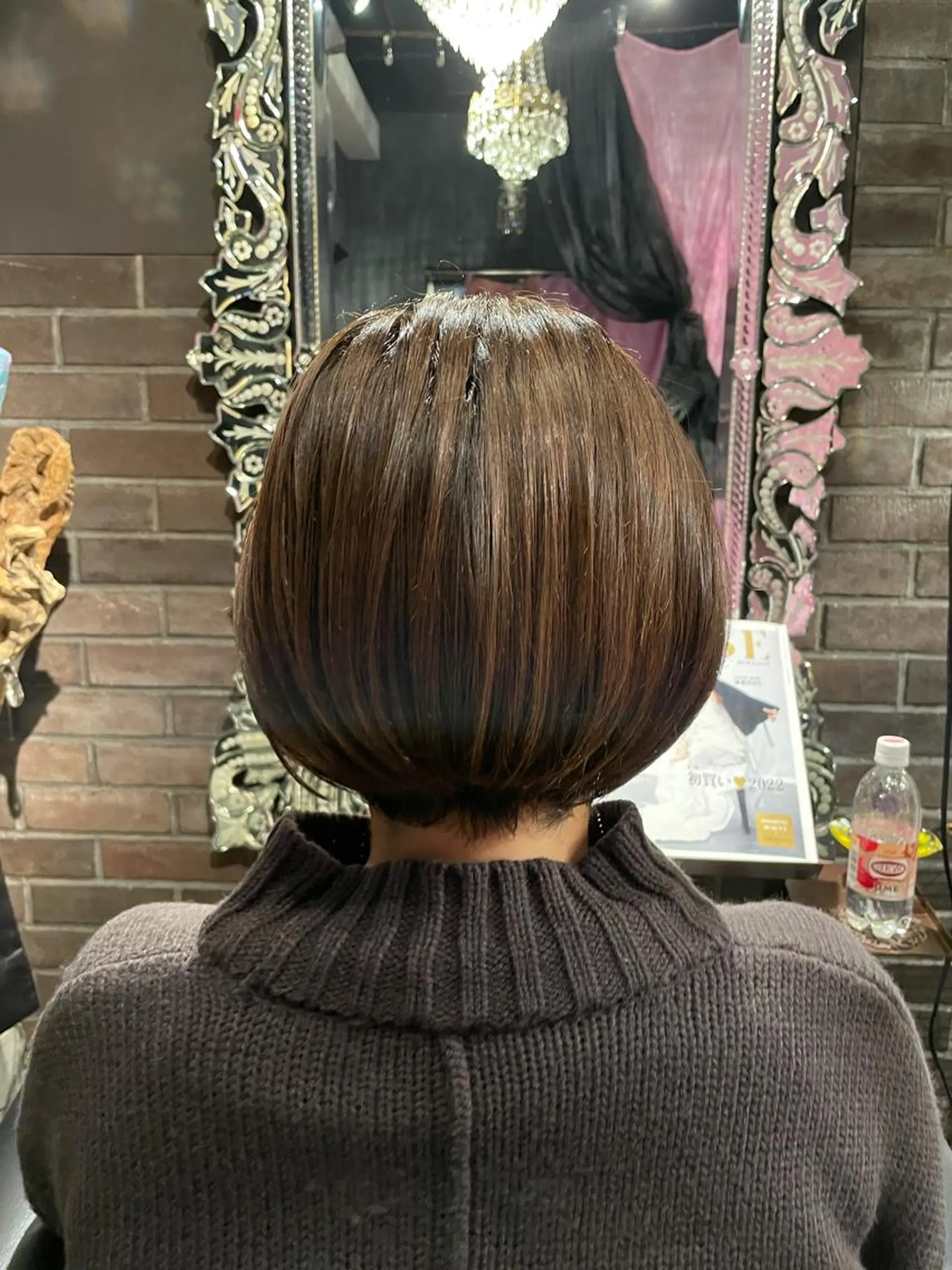ショート ハイライト ヘアカラー アフィロス所属・五十嵐 舞のヘアスタイル