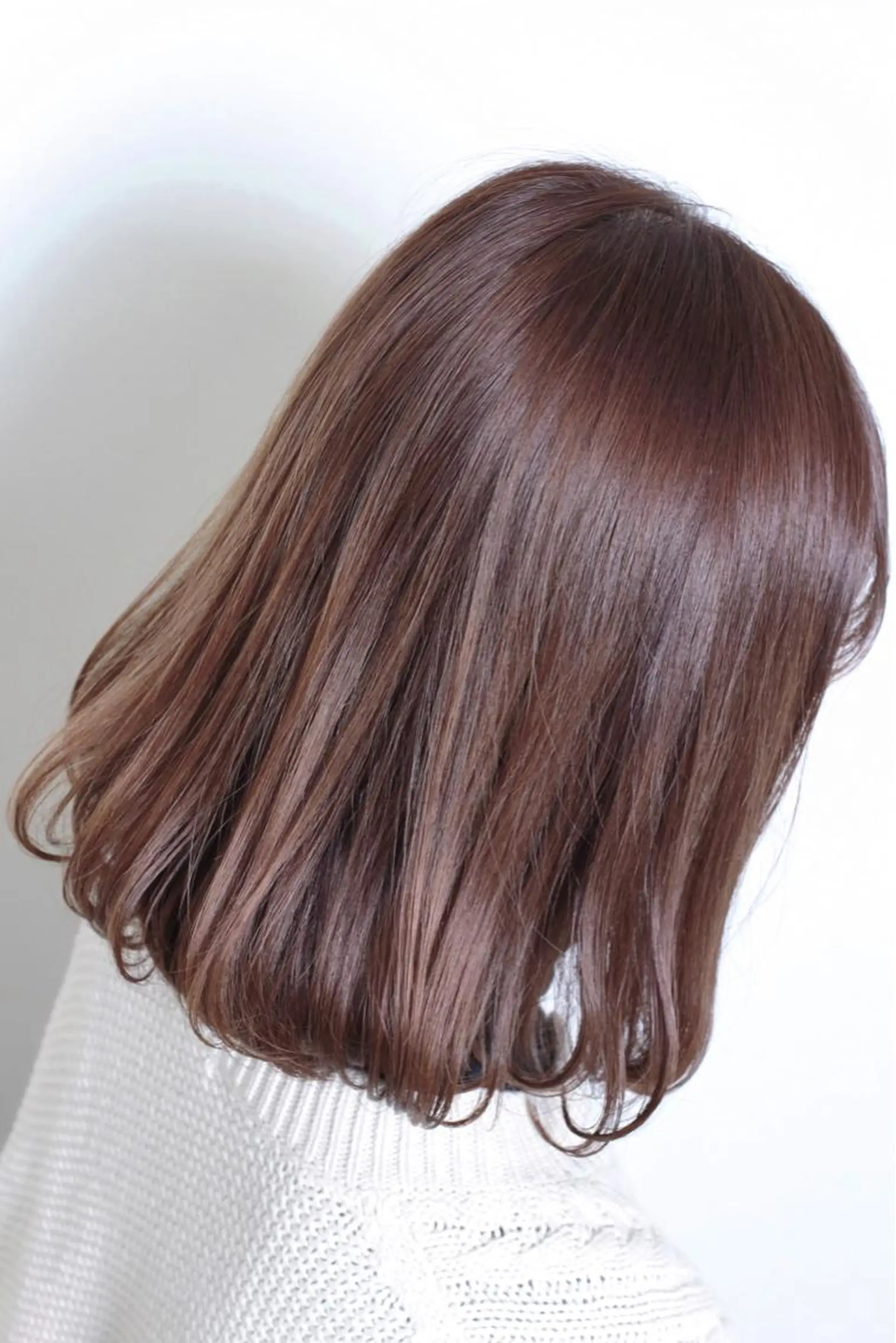 ミディアム カラー ブリーチ ブラウンカラー ブリーチなしカラー オレンジ ピンクカラー ヘアカラー 土居 正季のヘアスタイル