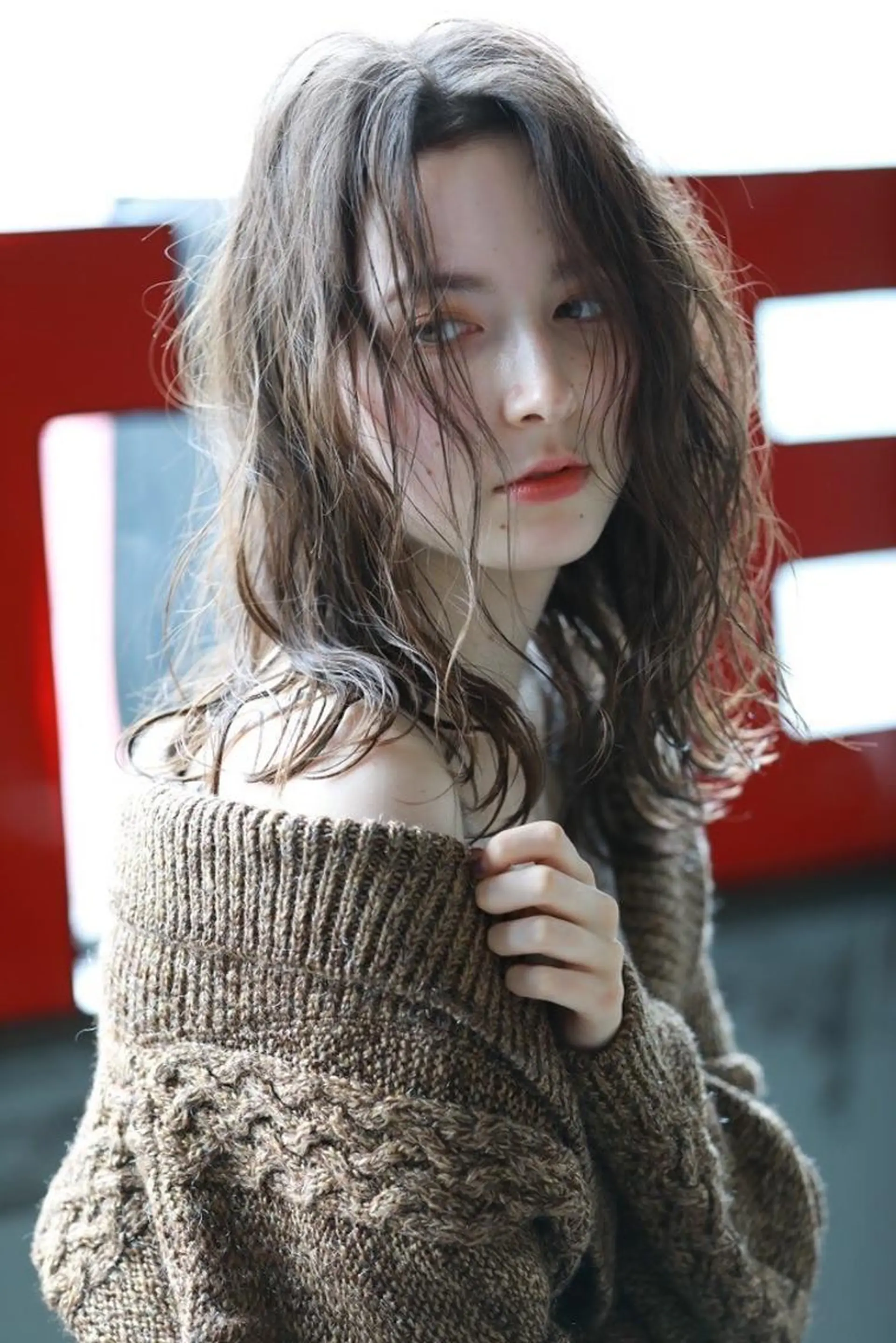 ミディアム カラー ヘアアレンジ ミディアムパーマ アクアカラー ダブルカラー グラデーションカラー ハイライトカラー 💈Chlom💈_ 公式_NewOpenのヘアスタイル