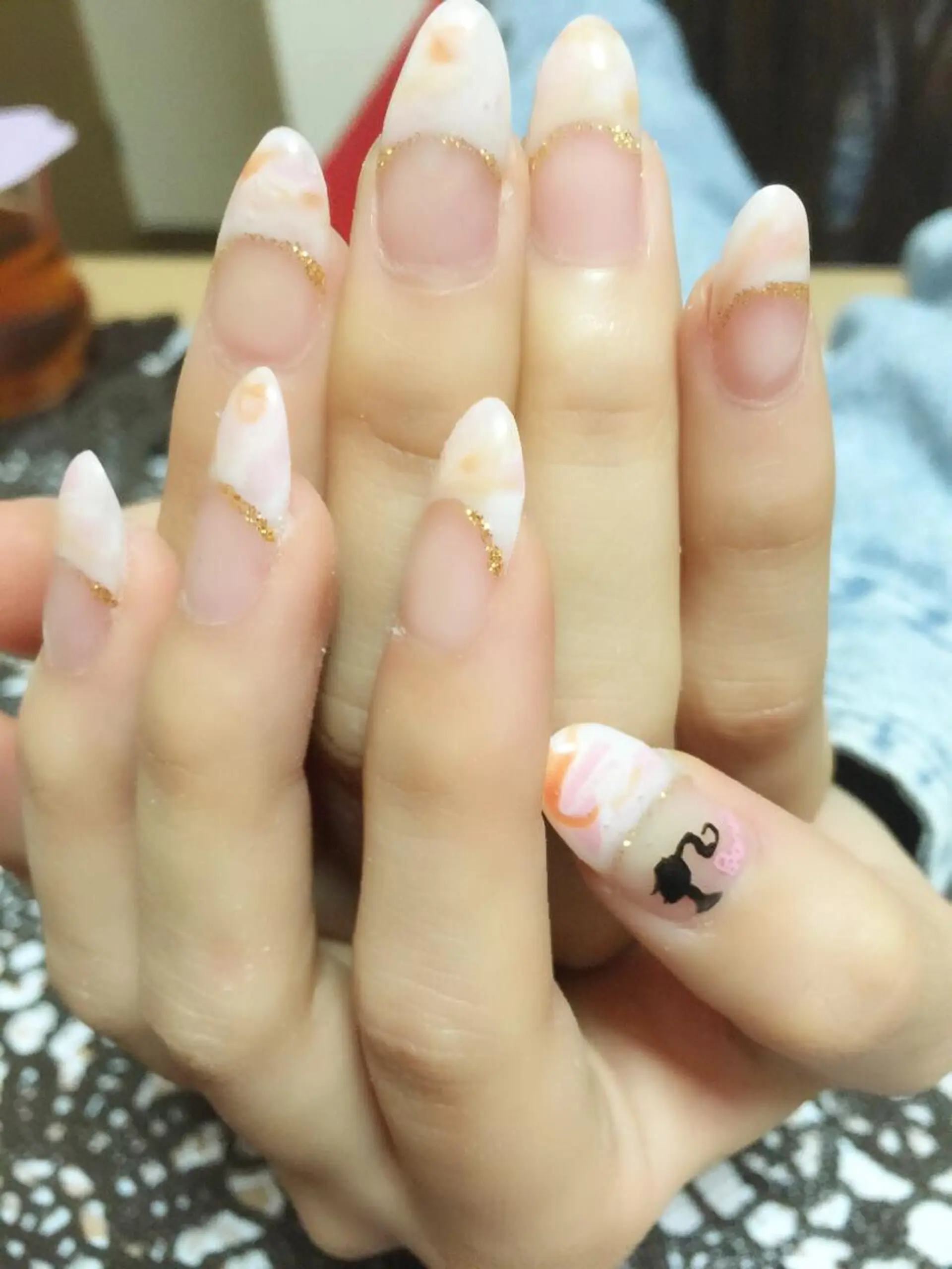 セミロング ネイル Sunny&RoyGBiv所属・hiranaka mayuのネイルデザイン