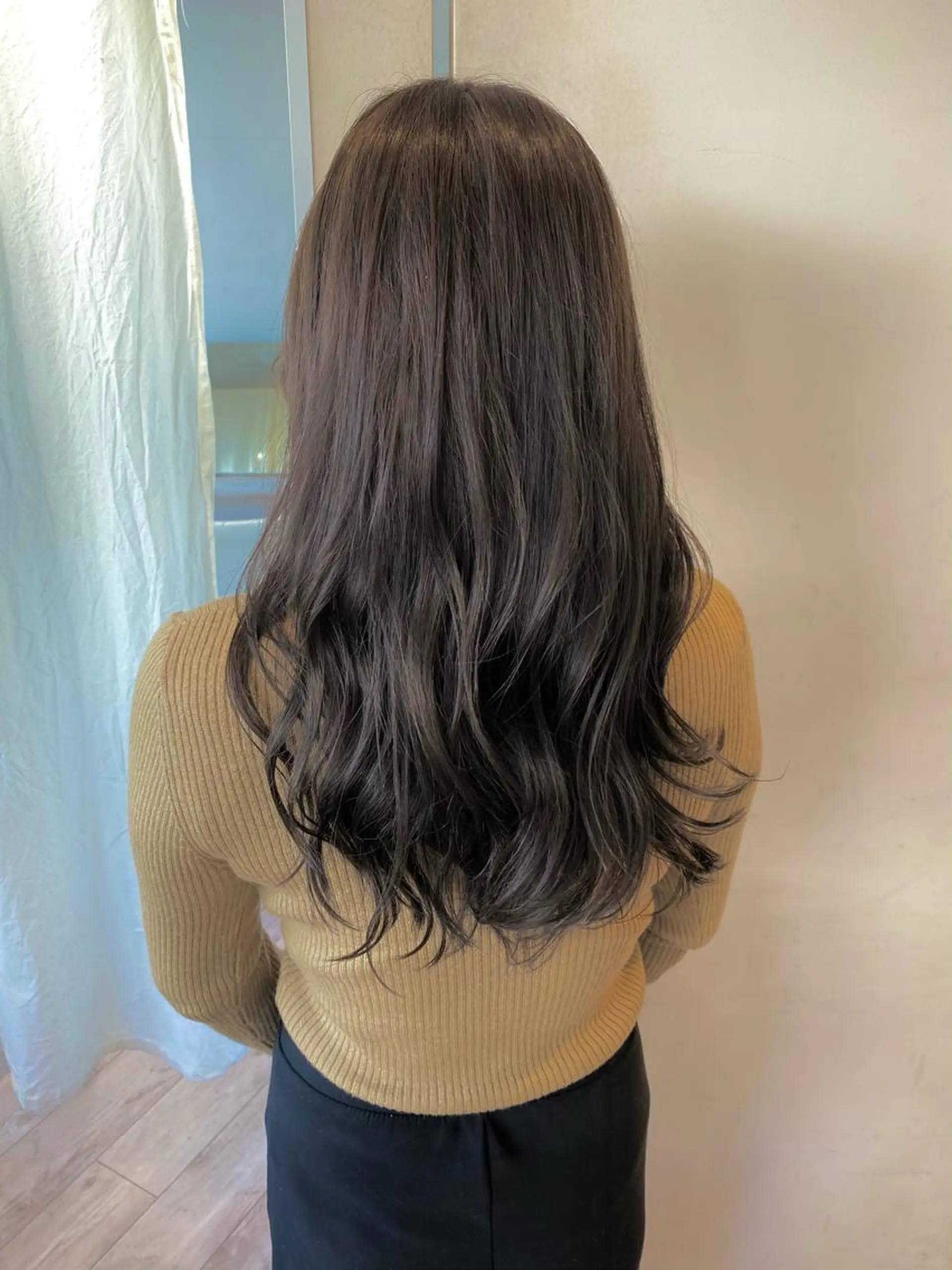 ロング カラー On所属・顔まわりカット🌟 くびれヘア/寺門遥輝のヘアスタイル