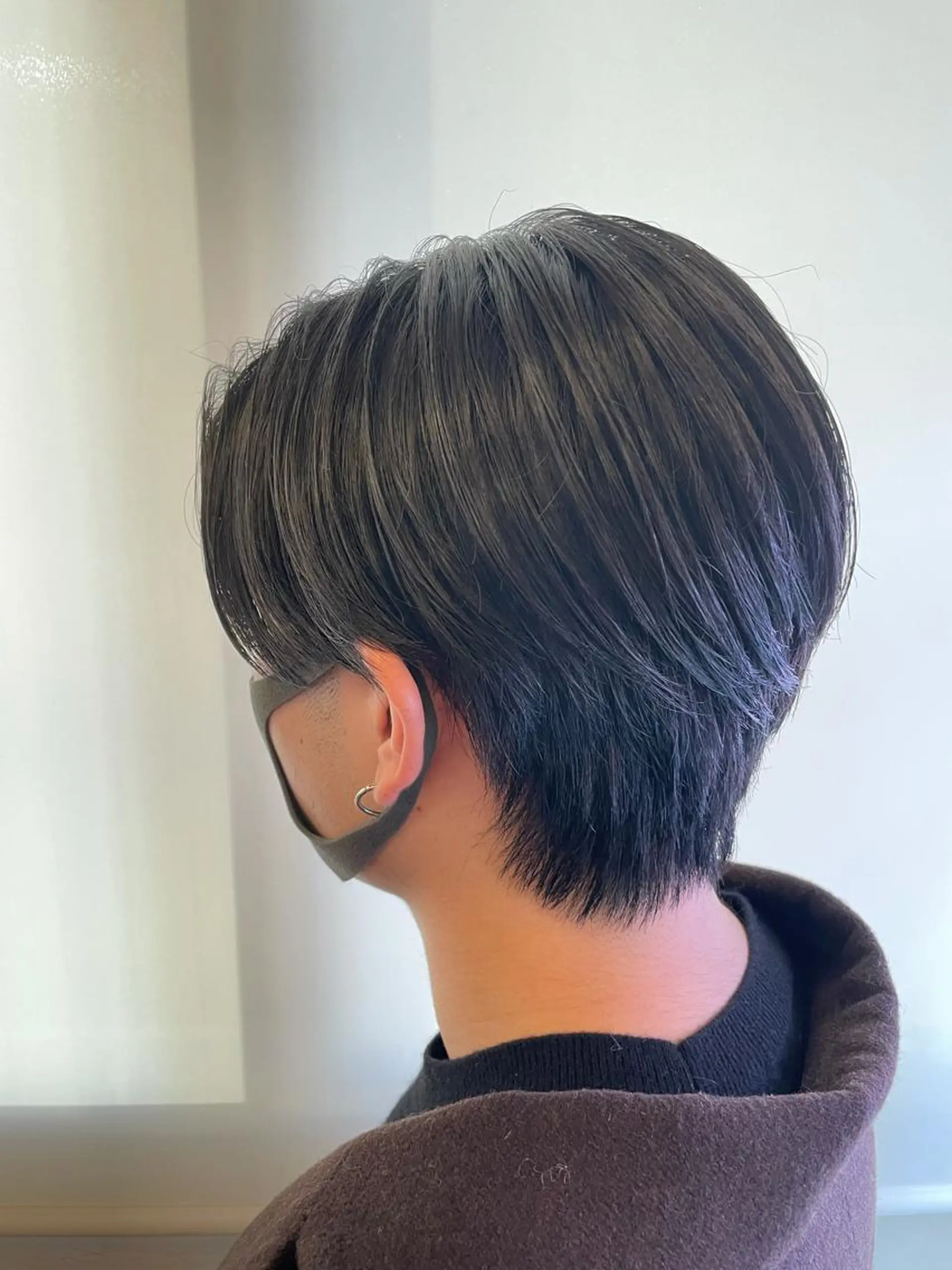 ミディアム メンズ カット トリートメント ヘッドスパ レイヤー/艶カラー 🫧守利のヘアスタイル