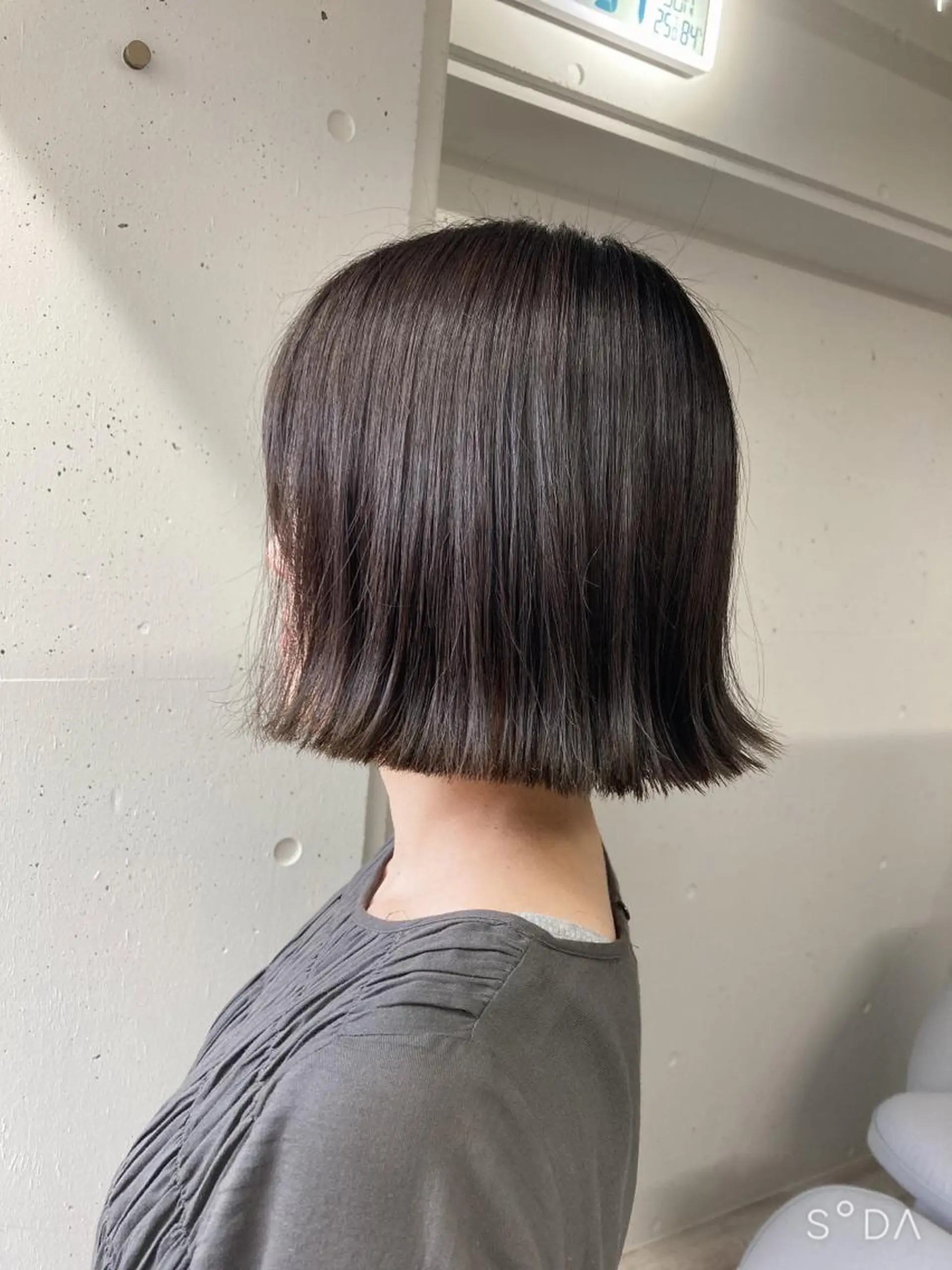ショート カラー ブルーカラー ブルージュ ボブ カット ヘアカラー ミルミー美容室所属・🦄💒💓齎藤 七海子🦄💒💓のマツエク・マツパデザイン