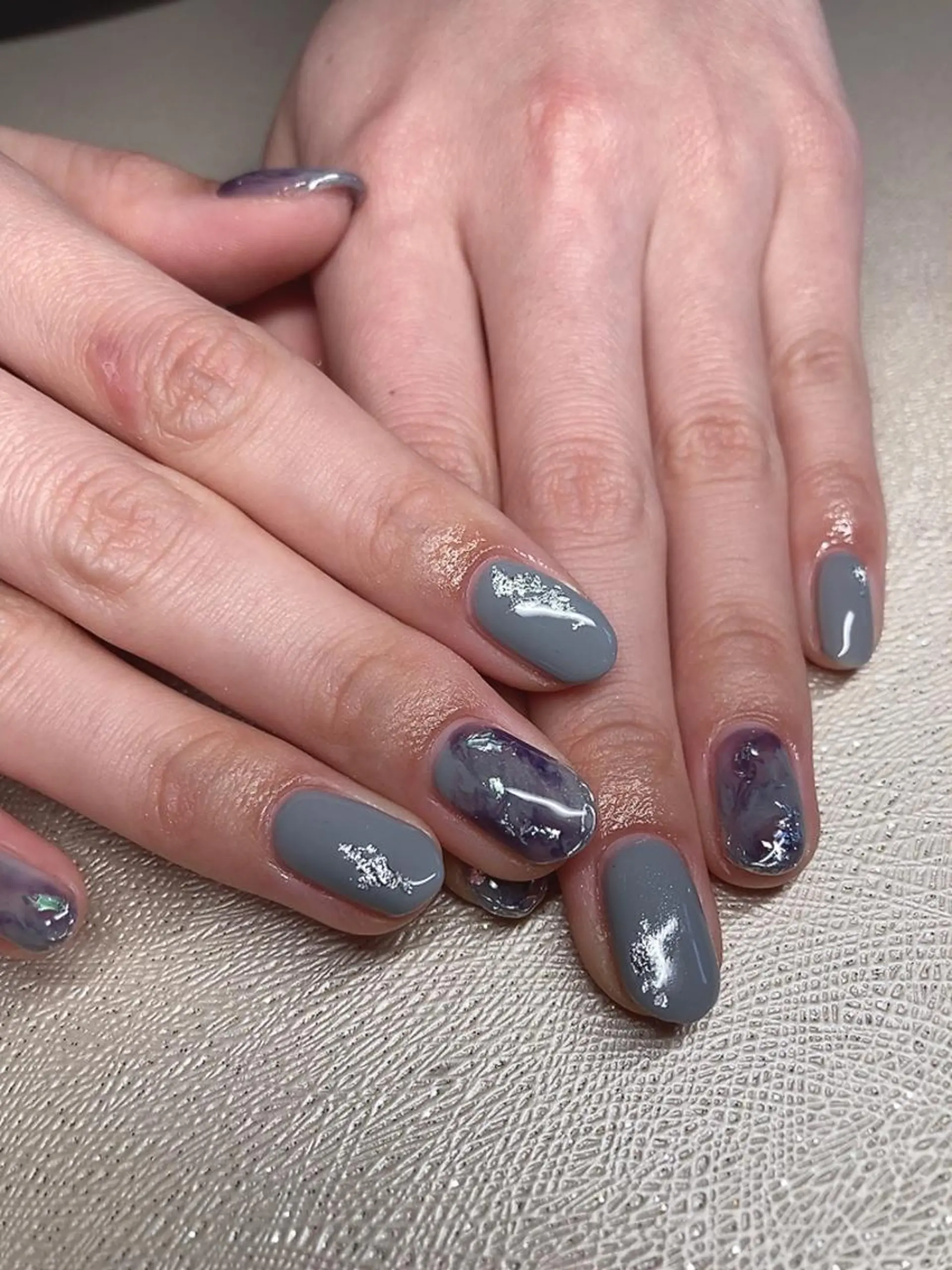 ネイル ニュアンスネイル ハンドネイル 𝐴𝑁𝑈𝐸 深爪育成専門サロンのネイルデザイン