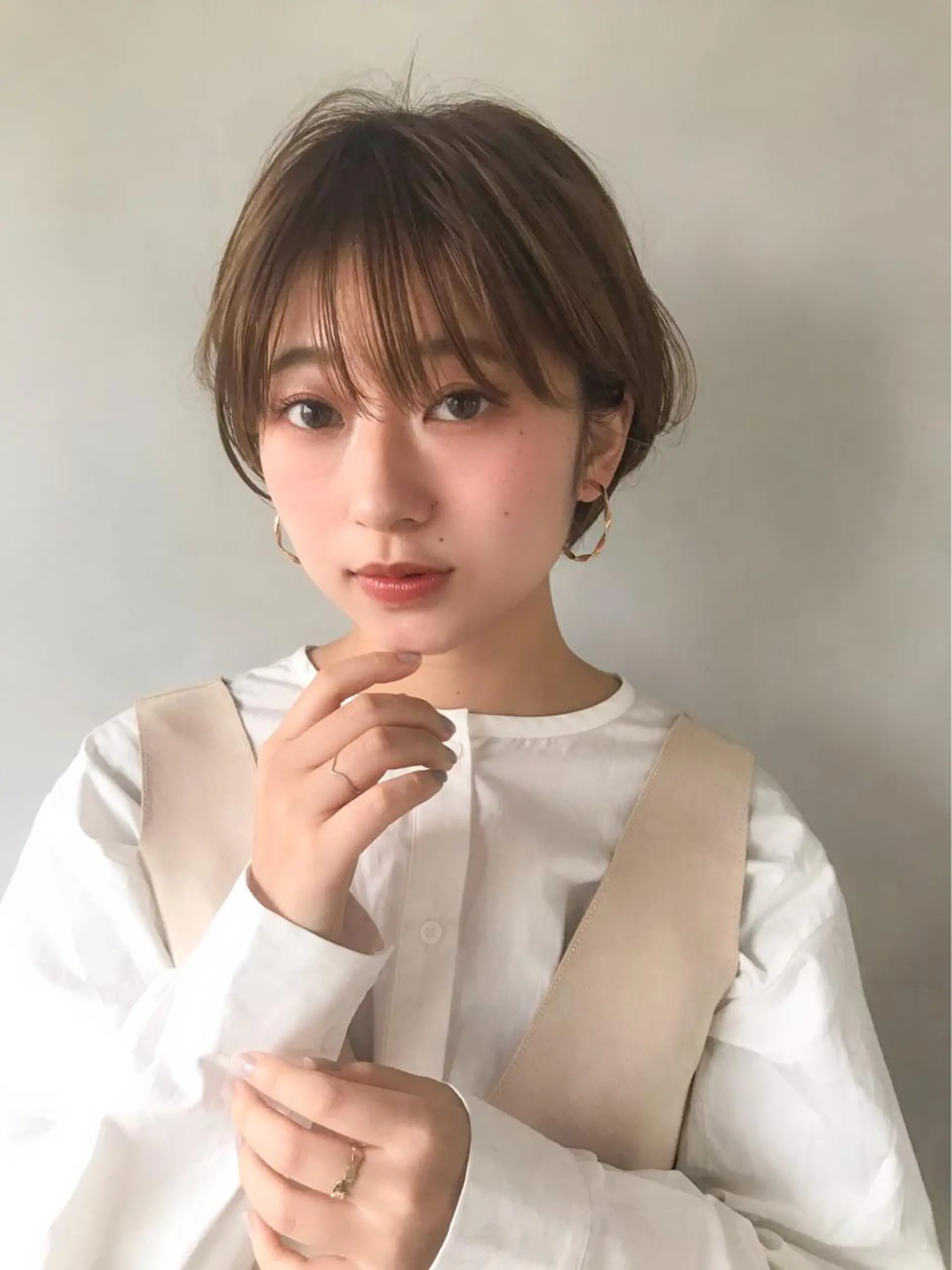 ショート ハイライト 髪質改善 似合わせカット ショートヘア 縮毛矯正 カット ヘアカラー トリートメント イメチェンカット✂️ 錦糸町佐藤店長のヘアスタイル