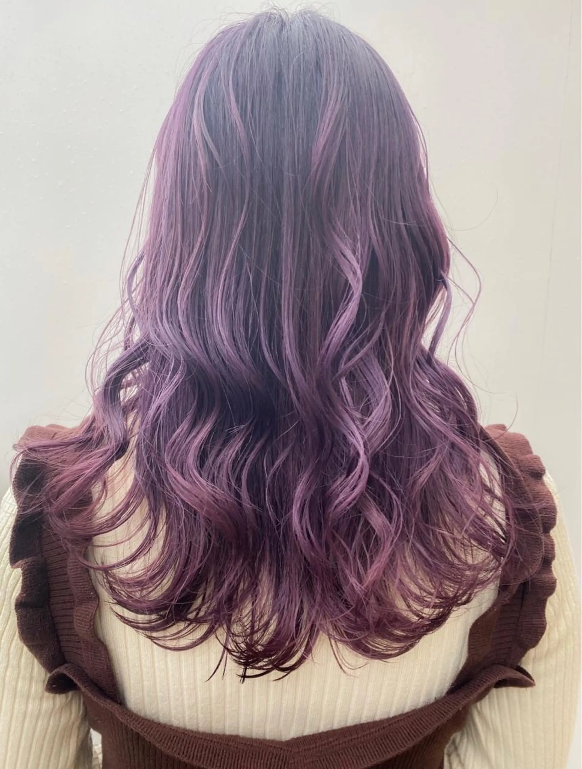セミロング カラー 大野 あさみのヘアスタイル
