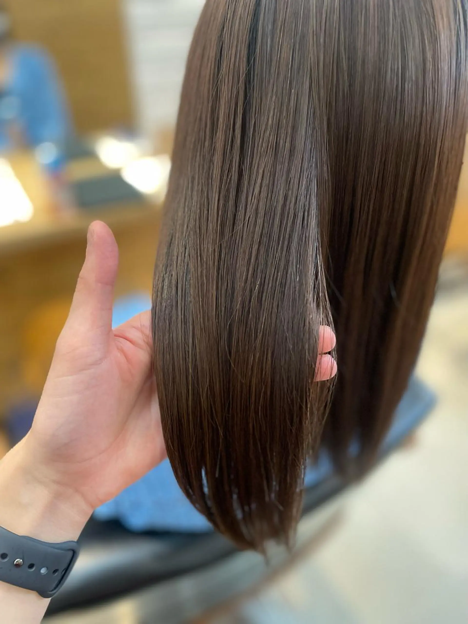 セミロング 酸性ストレート ALLEY MARKET所属・アリーマーケット 小林将士のヘアスタイル