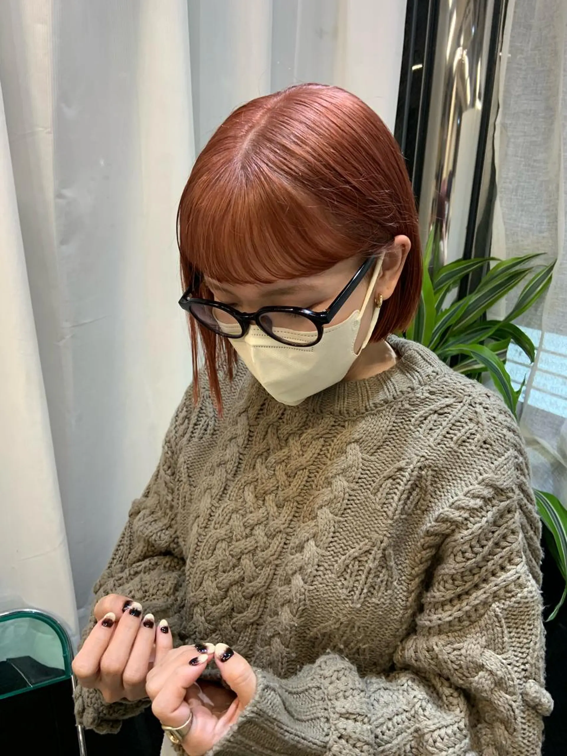 ショート ヘアカラー トリートメント #髪質改善#美髪矯正 Natsuのヘアスタイル