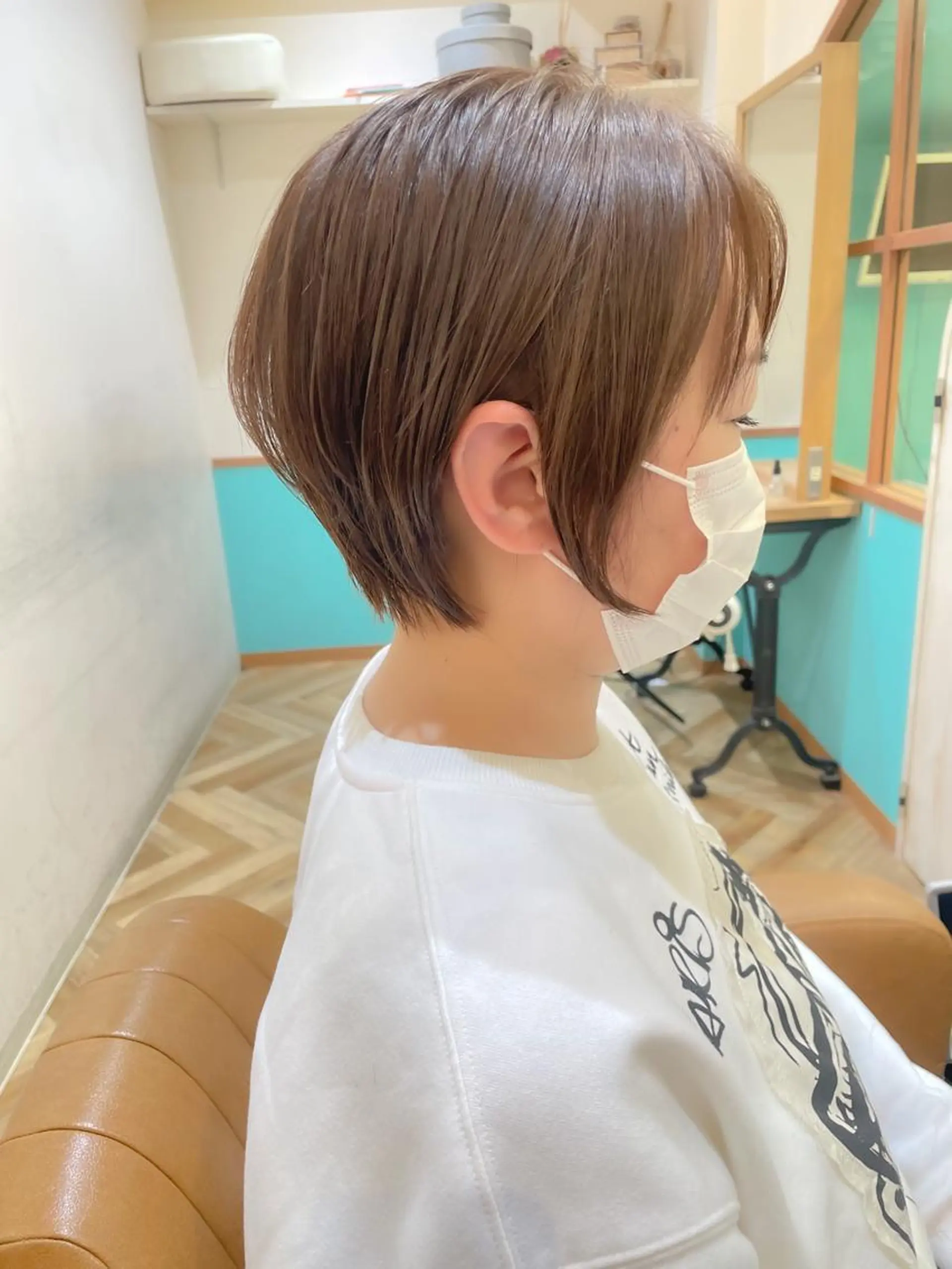 ショート カラー 💎巻ける縮毛矯正/ 艶髪💎石渕智也のヘアスタイル