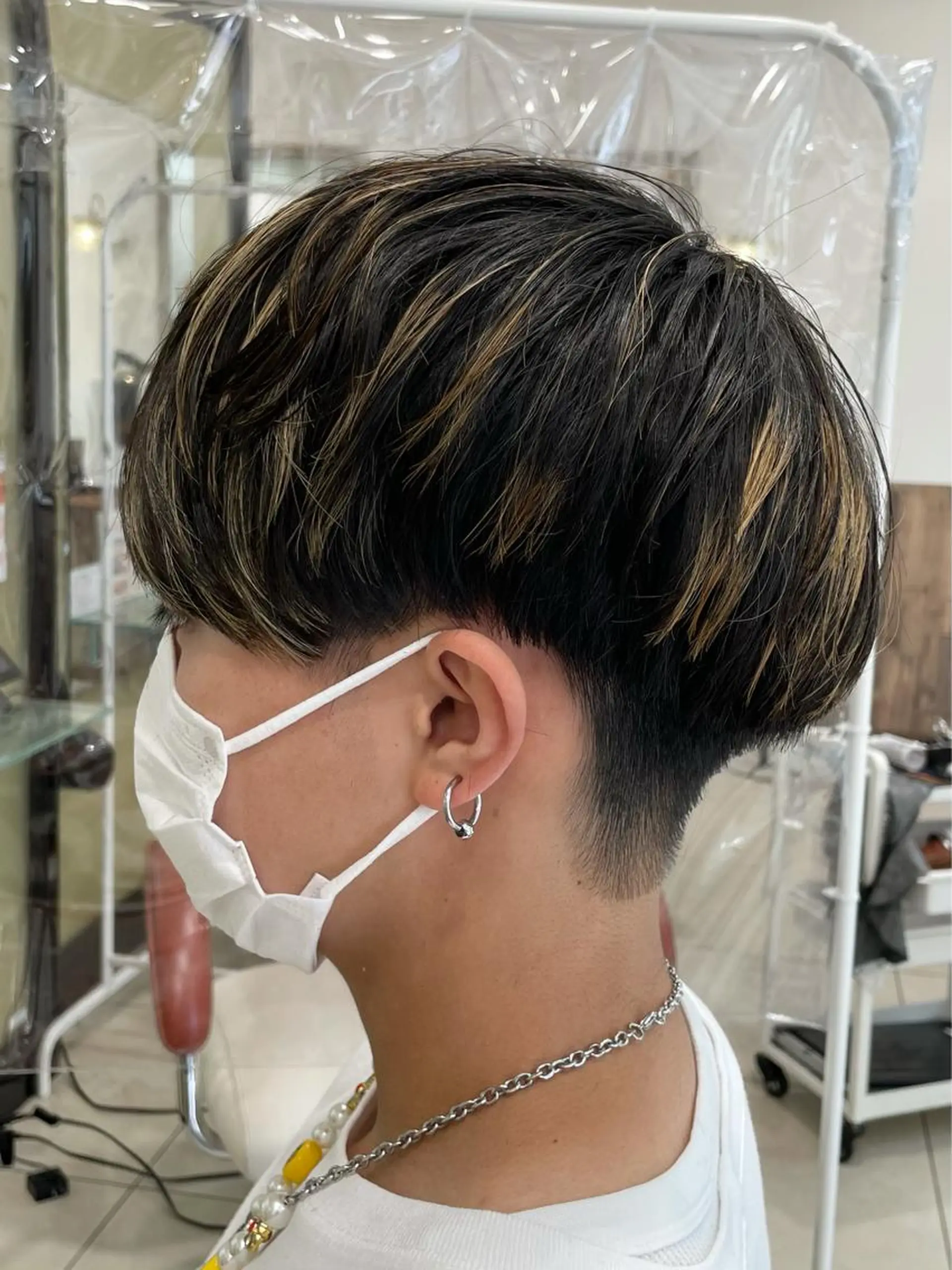 ショート カラー メンズ カット 井上 武輝のヘアスタイル