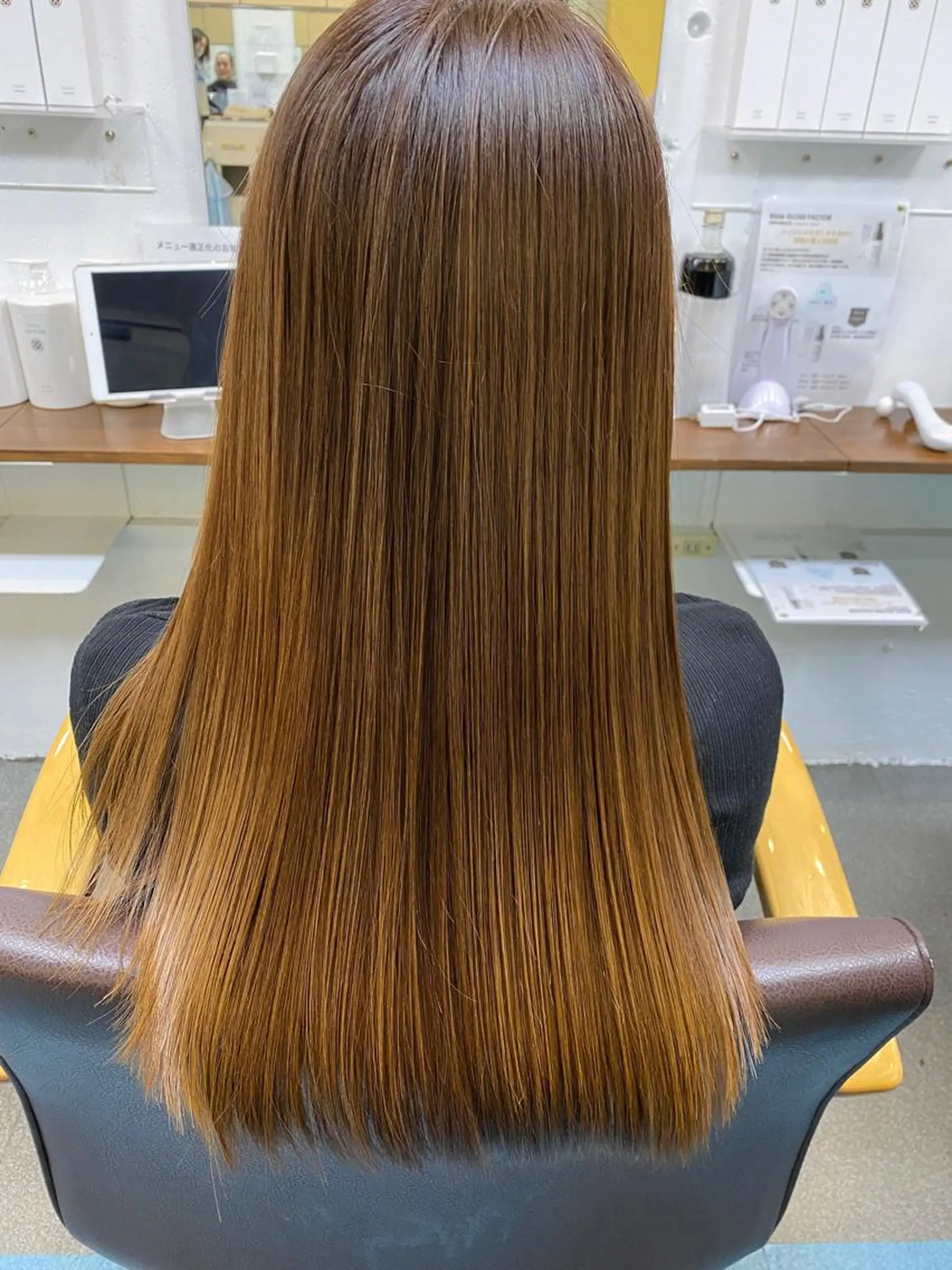 ロング カラー 髪質改善 トリートメント 【髪質改善】に特化 オリーブオイルクラブのヘアスタイル