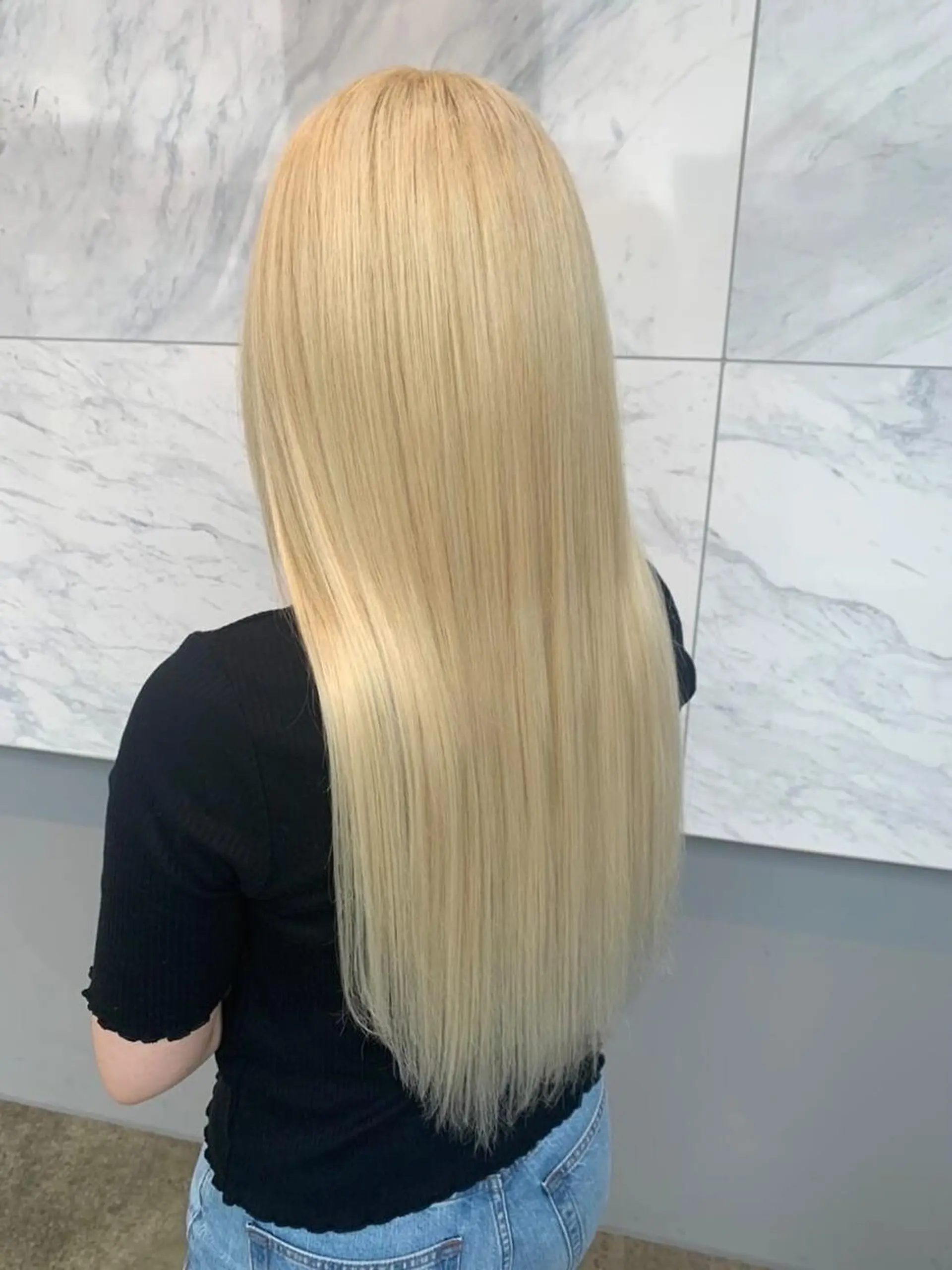 ロング 骨格補正似合わせ カット阿部建のヘアスタイル