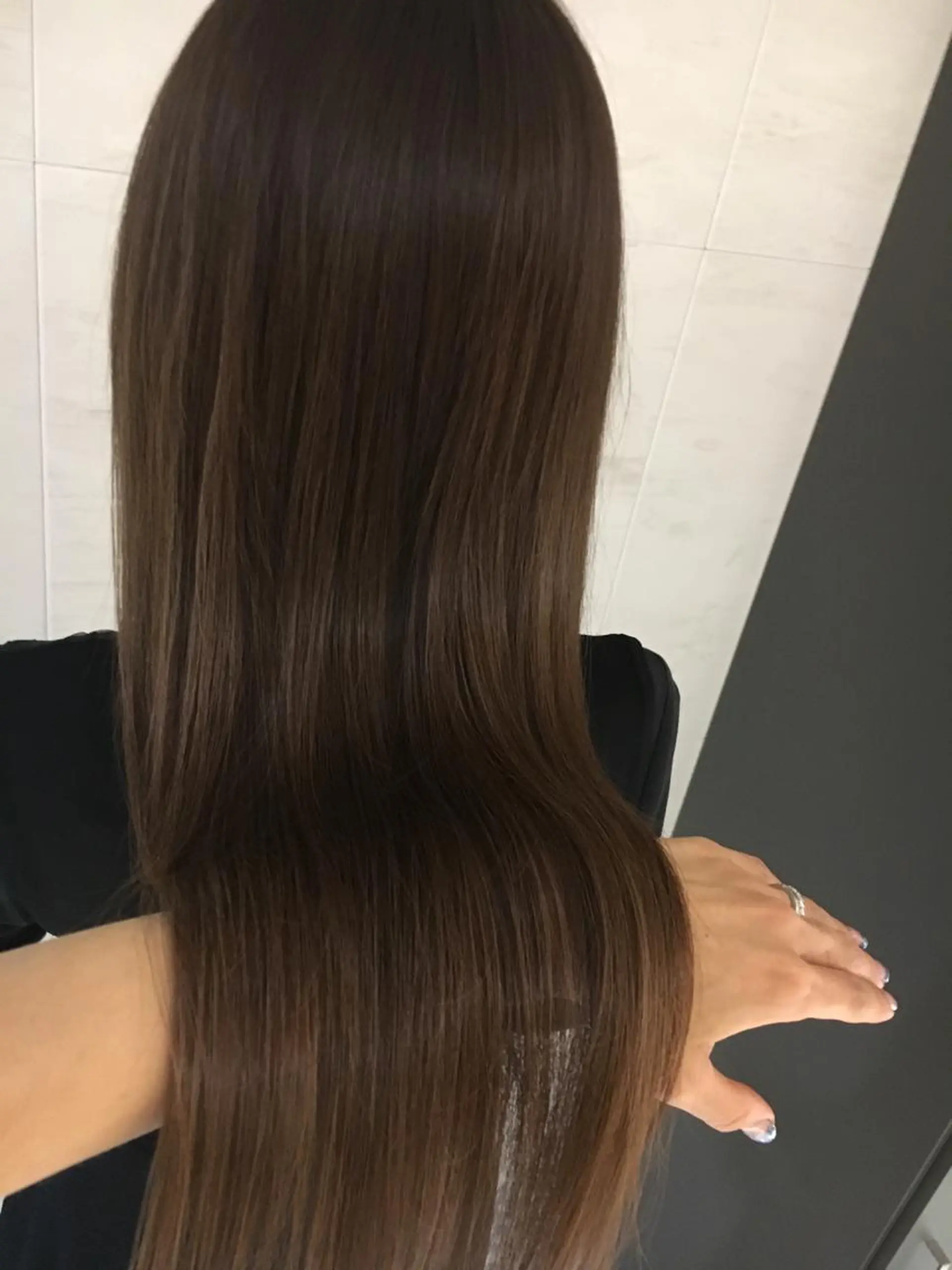 ロング カラー ベージュカラー コーラルベージュ イルミナカラー カット ヘアカラー トリートメント 髪質改善ULTOWA ✨松井　美幸のヘアスタイル