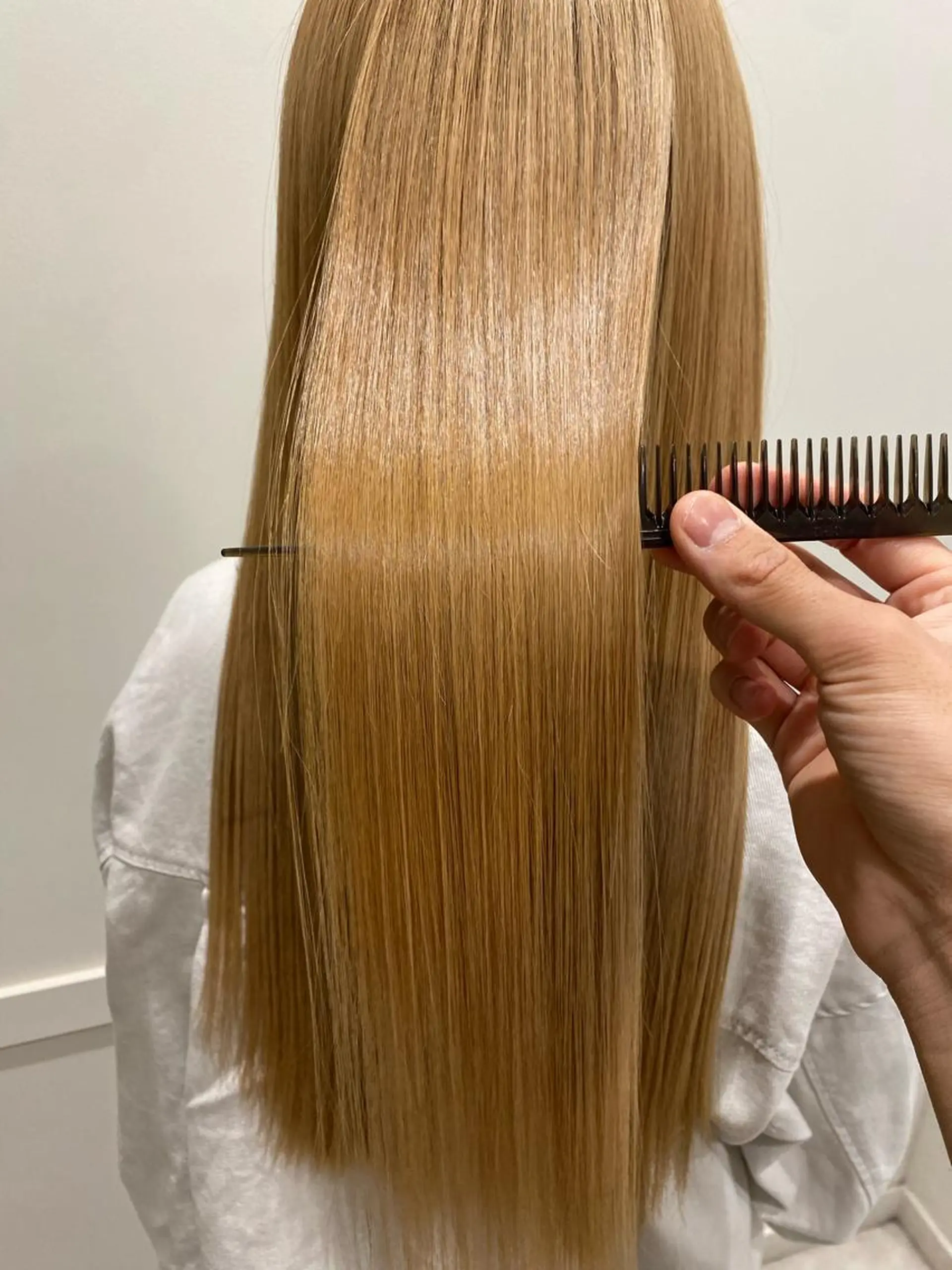 ロング 髪質改善 トリートメント 酸熱トリートメント ヘアカラー トリートメント ブリーチ縮毛矯正 ／髪質改善／KEIのヘアスタイル