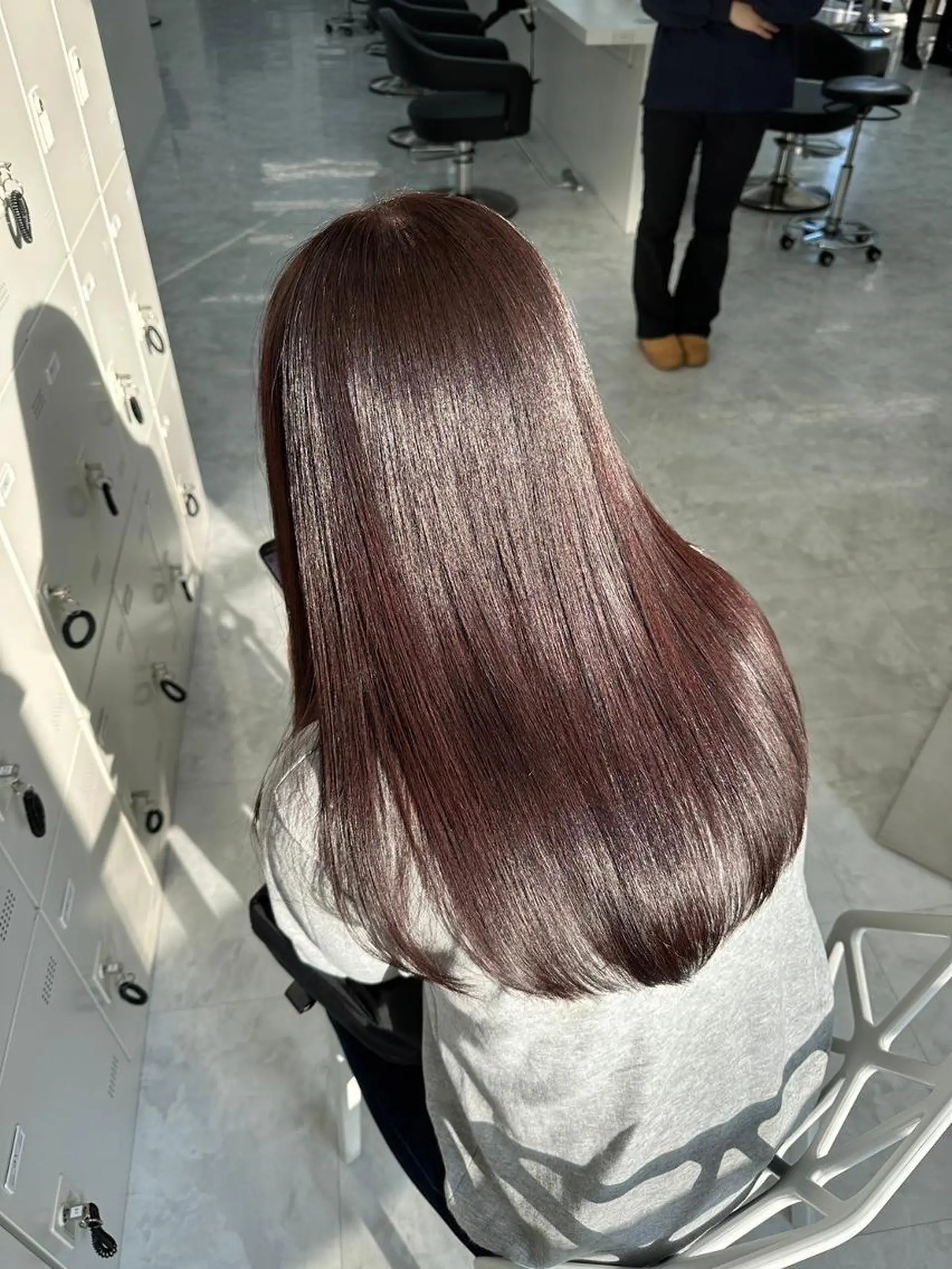 カラー ヘアカラー トリートメント 韓国艶髪💍トレンド レイヤー/横浜美容室のヘアスタイル