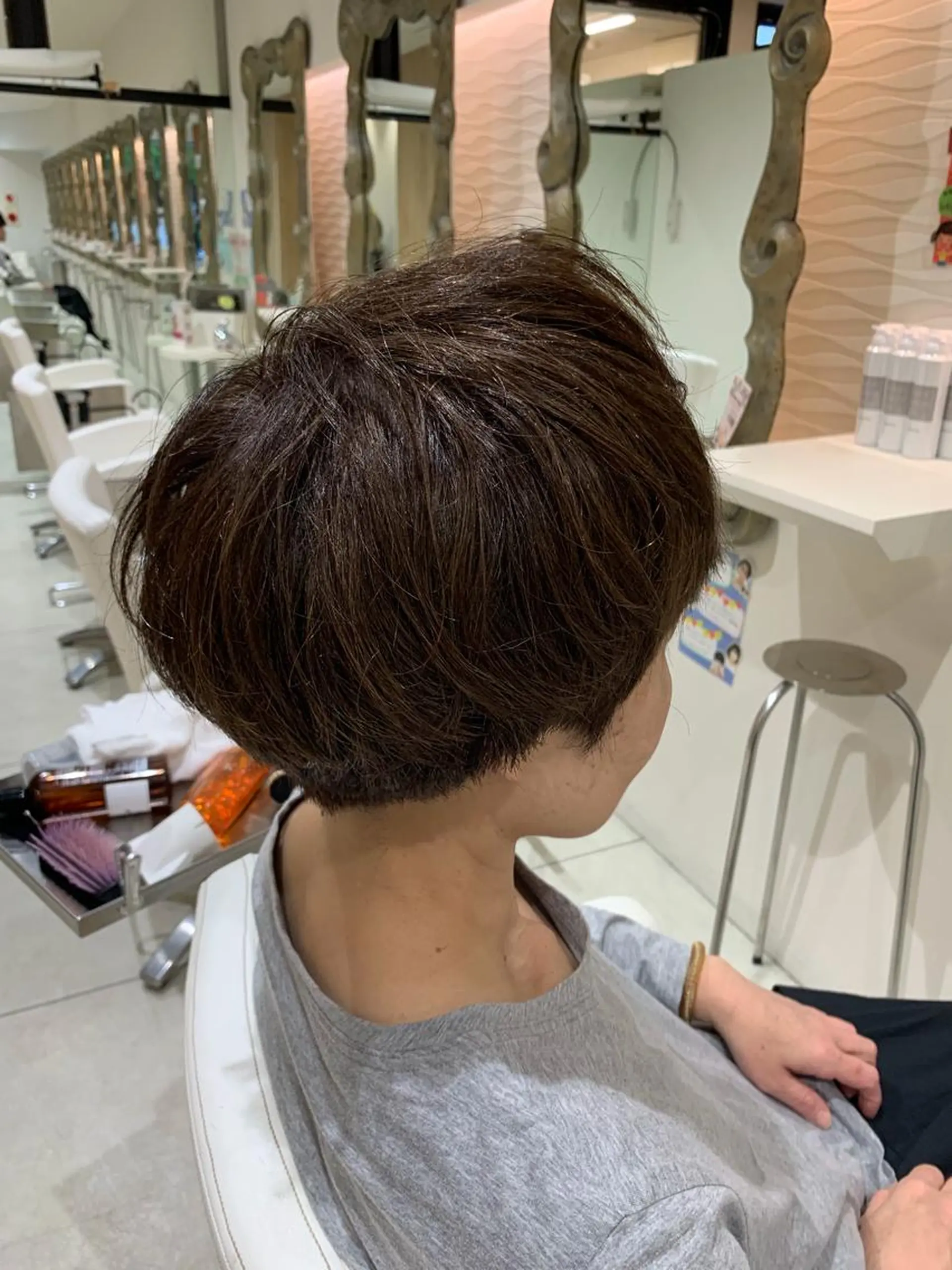 ショート カラー カット ヘアカラー 松吉 純平のヘアスタイル