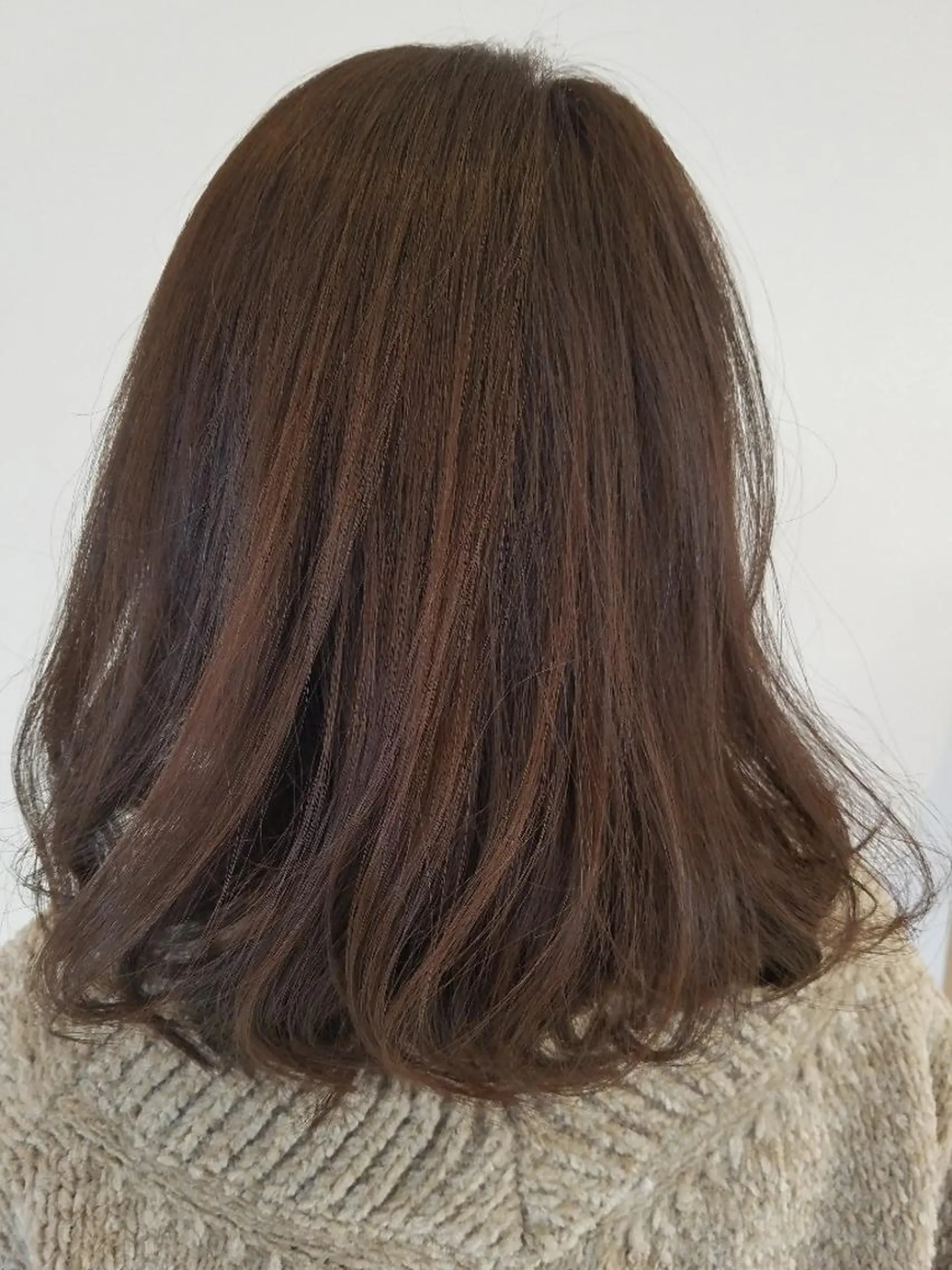 ミディアム カラー ブラウンカラー ナチュラルブラウン 髪質改善/ハイライト 小林秀樹のヘアスタイル