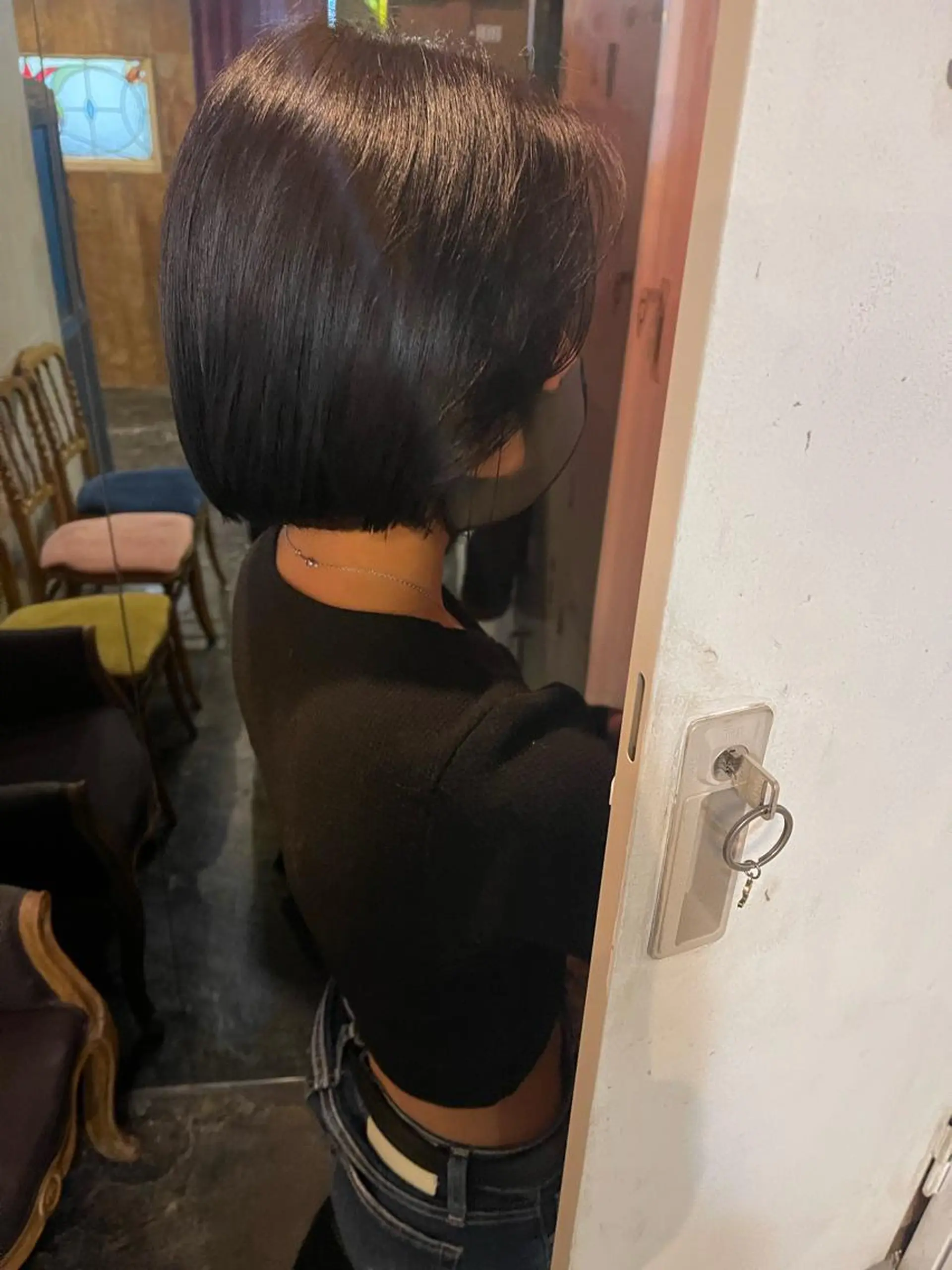 ショート カット ヘアカラー 韓国 / 中国ヘア 🦋Noniのヘアスタイル