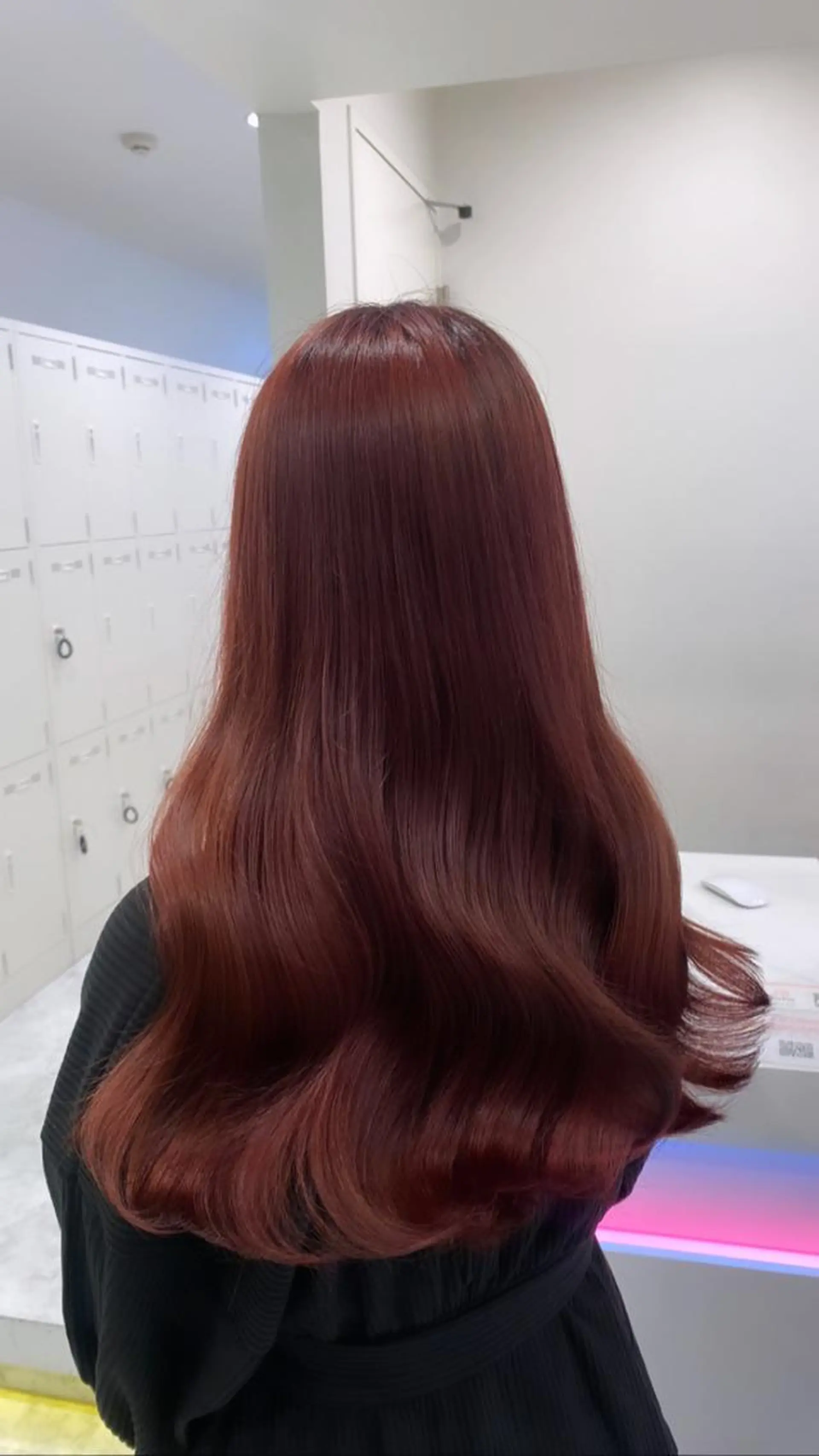 ロング カラー ガーリー♡女の子っぽ ヘア♡ピンクカラー♡のヘアスタイル