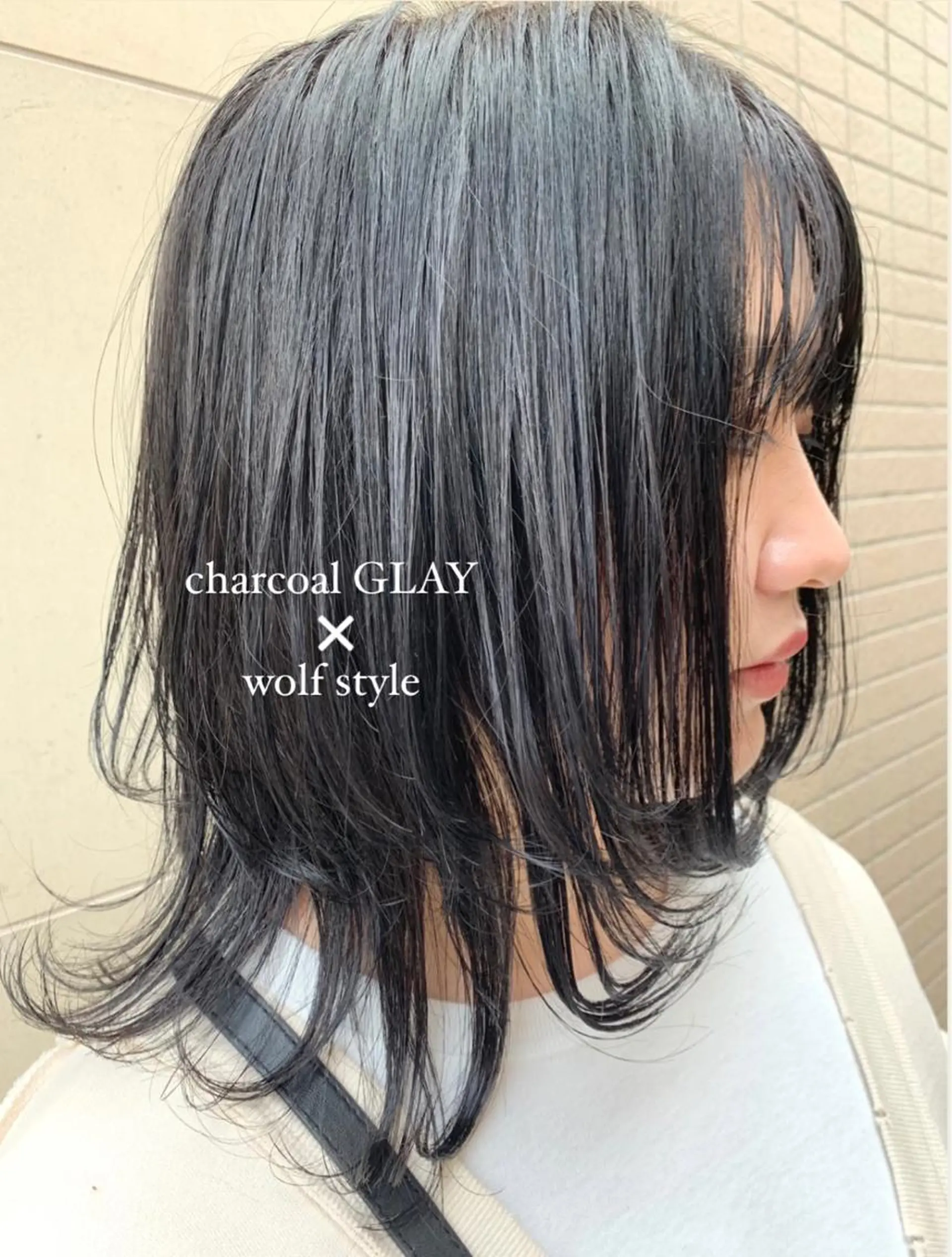 ミディアム ウルフカット BEAUTECONCIER柏所属・トレンドパーマ 加藤菜月のヘアスタイル