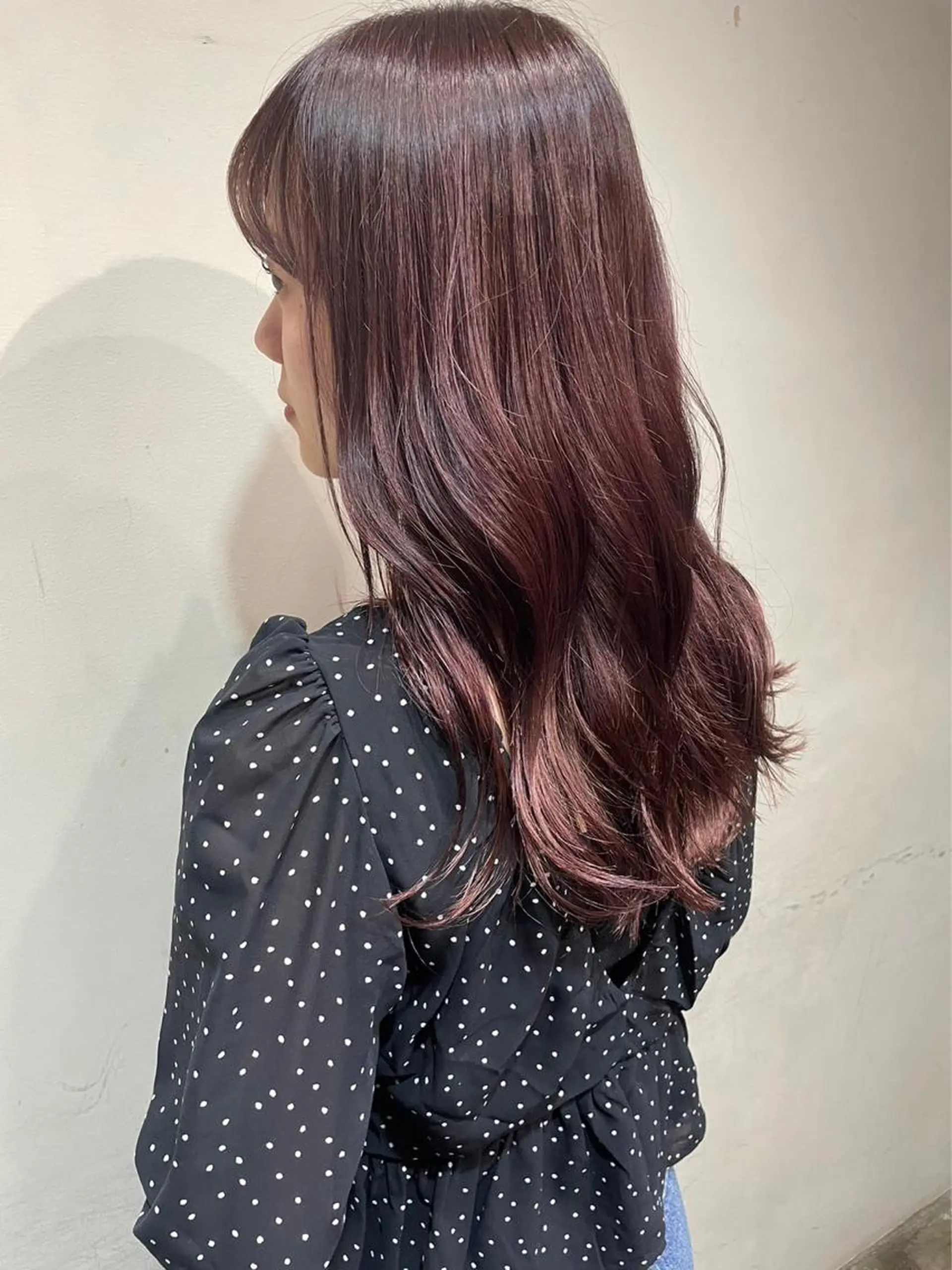 ロング カラー 縮毛矯正/韓国ヘア /ブリーチ/柴山のヘアスタイル