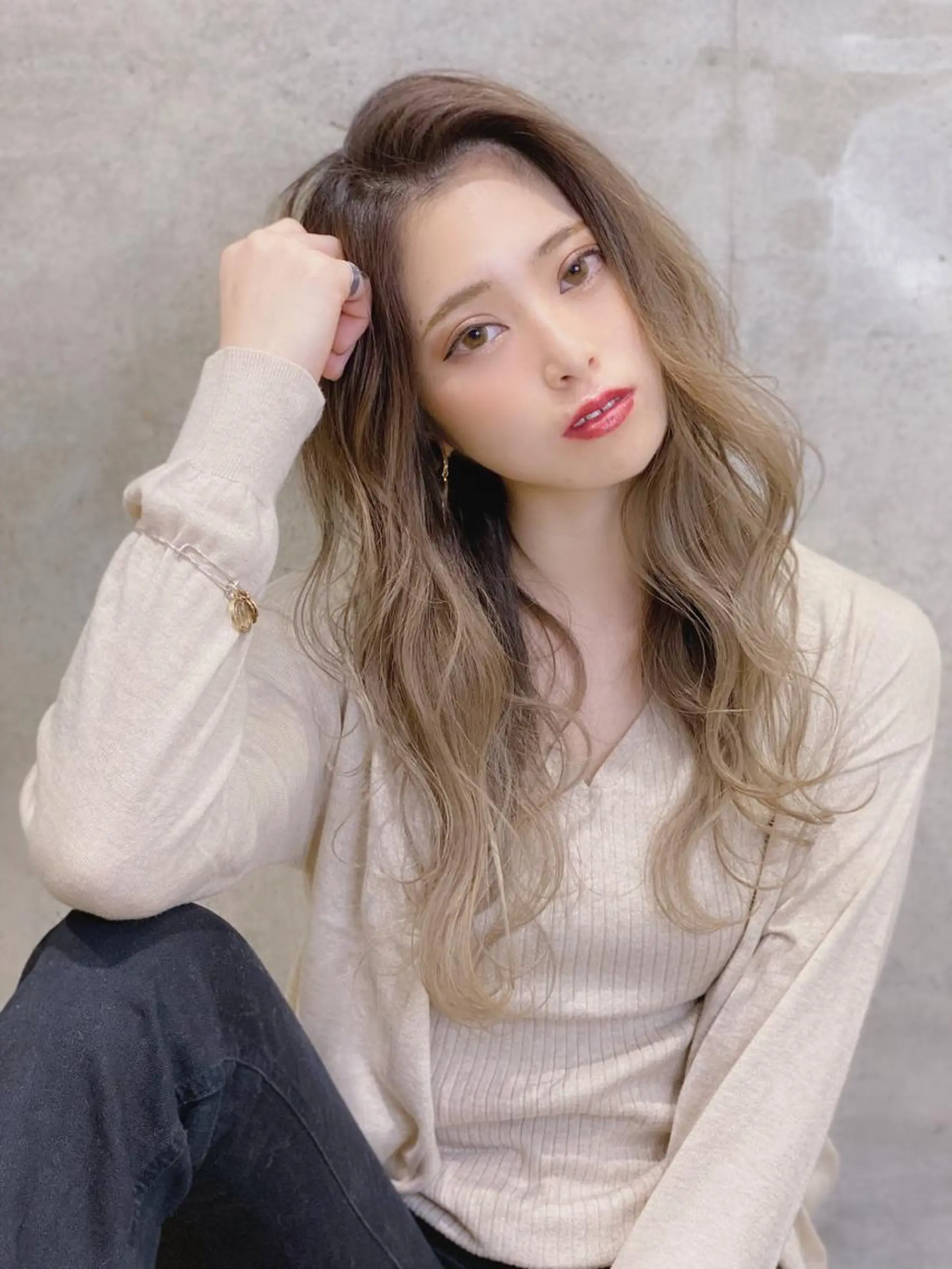 ロング カラー ヘアカラー LA KING GINZA TOKYO所属・🧡ショートの達人 🧡SHOのヘアスタイル