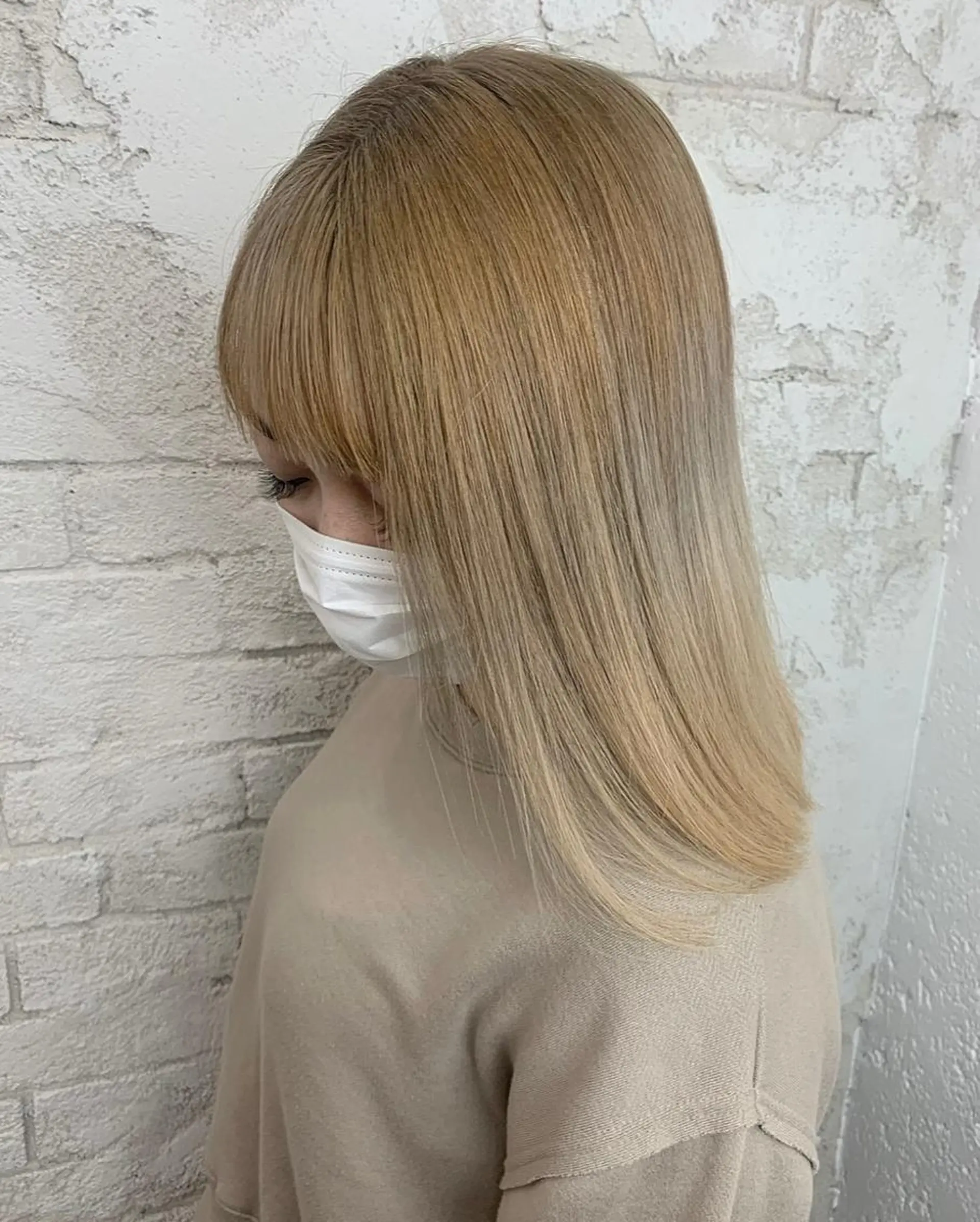 ミディアム カラー 🎀モテ髪ﾐﾙｸﾃｨ ｰ🎀yasunaのヘアスタイル