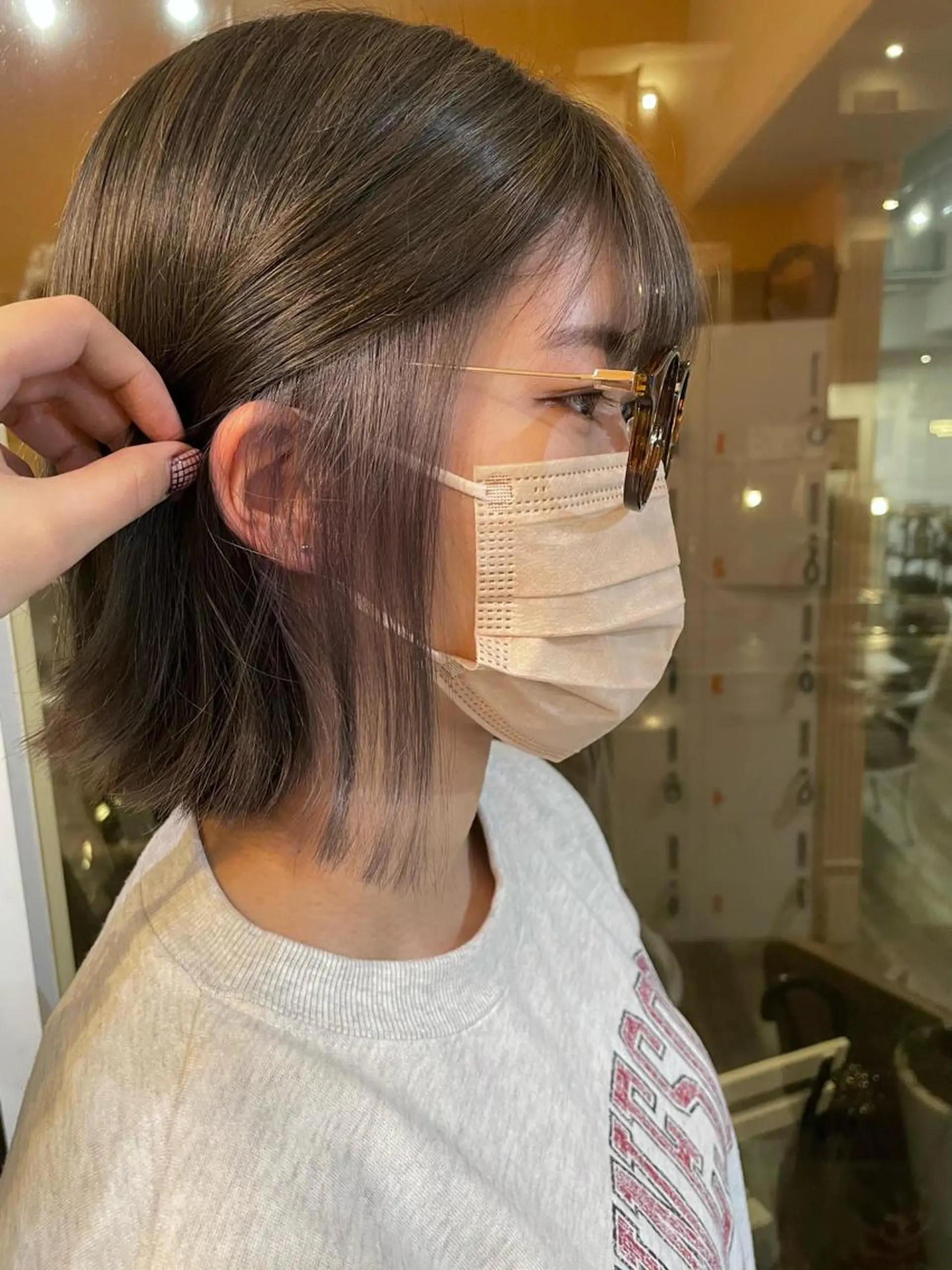 ミディアム カラー newi梅田🫧韓国 ヘア🫧sakiのヘアスタイル