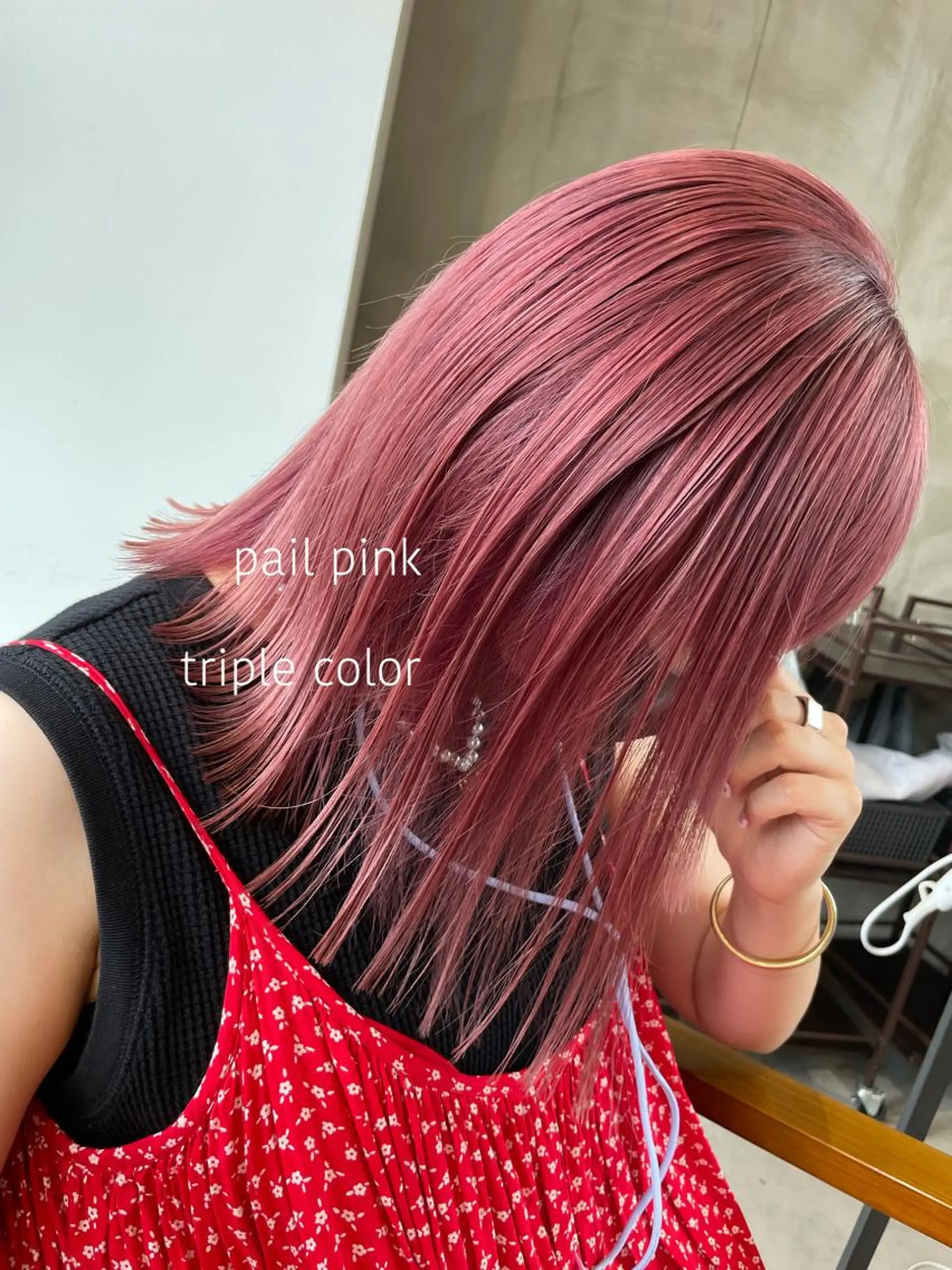 ミディアム ill.所属・ill［イル］大須 ダブルカラー髪質改善のヘアスタイル