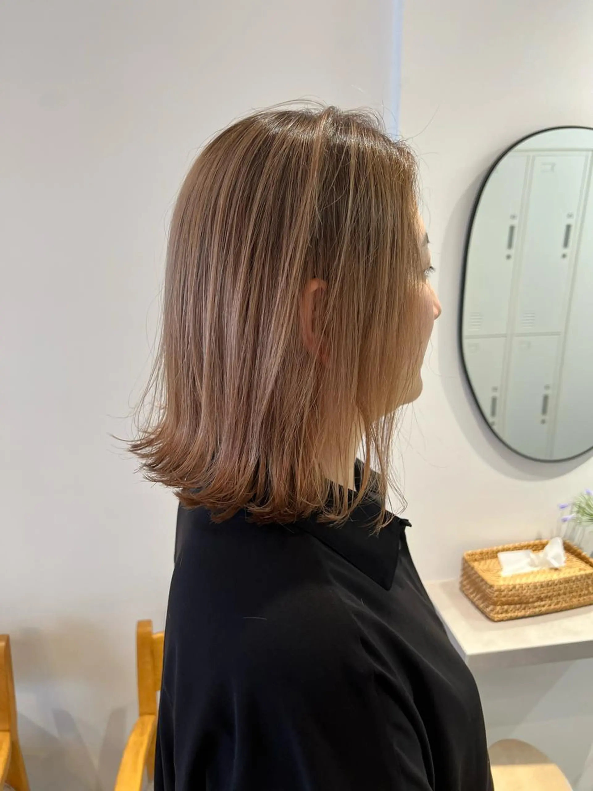 ミディアム カラー 三宅 昌太のヘアスタイル