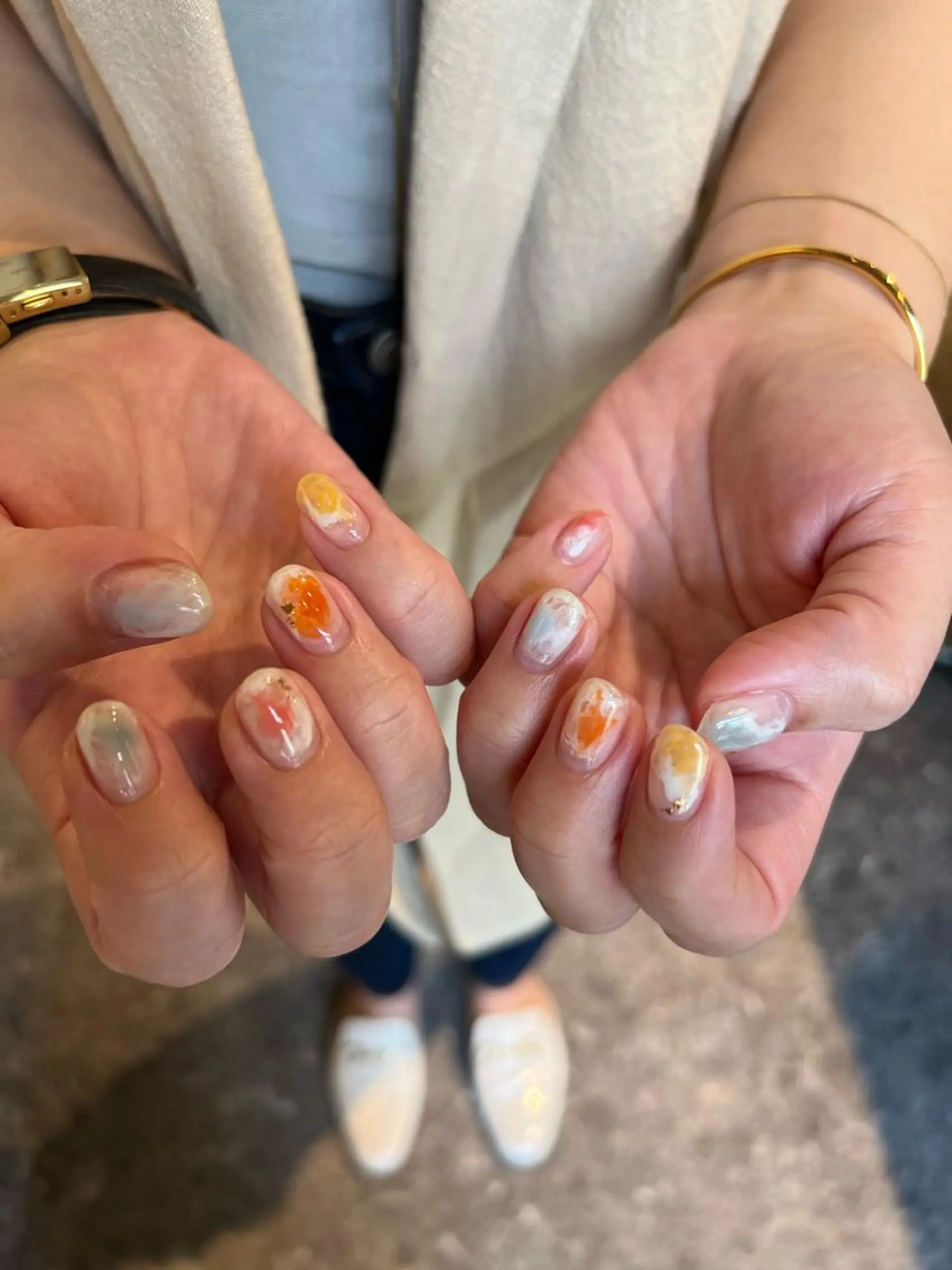 ネイル ニュアンスネイル ヘアメイクネイリスト 💄💅hidemiのネイルデザイン