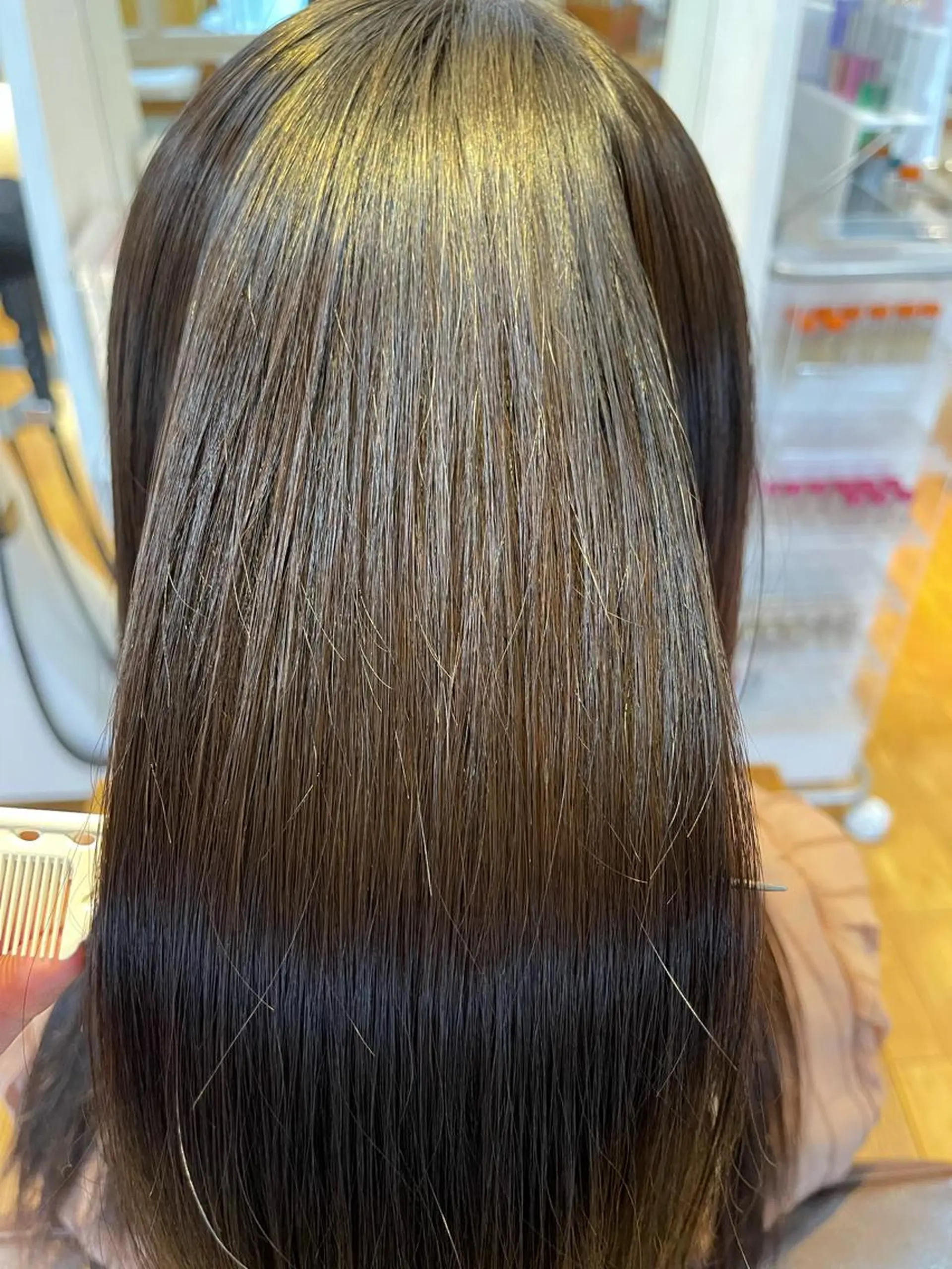 ロング 縮毛矯正 トリートメント BALANCE vivi バランス ヴィヴィ所属・梶谷 和希のヘアスタイル