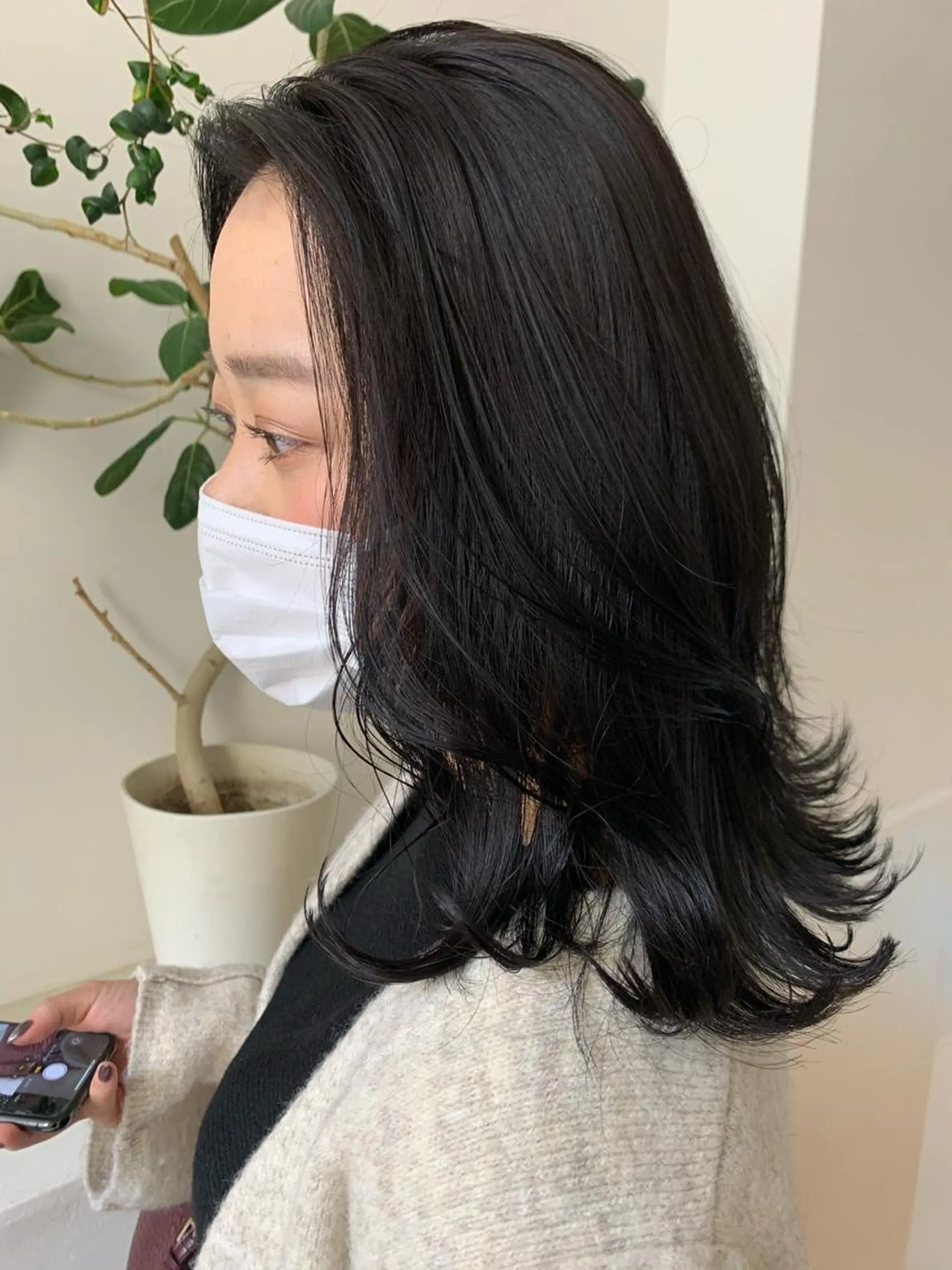 ミディアム カラー カット ヘアカラー 【淡色color/ nail】maikoのネイルデザイン