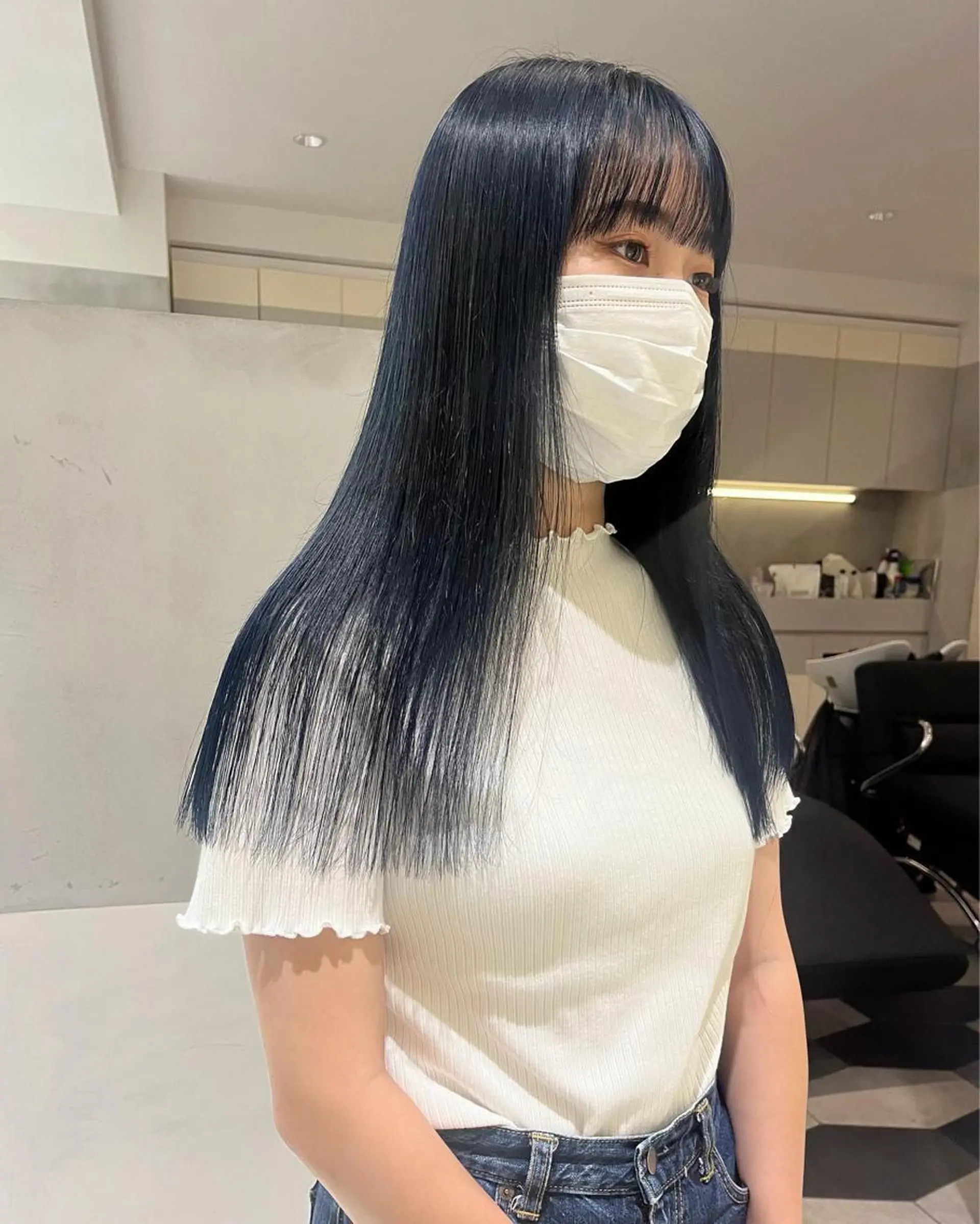 ロング カラー カット ヘアカラー トリートメント ヘアセット minami🪷 暖色カラーのヘアスタイル