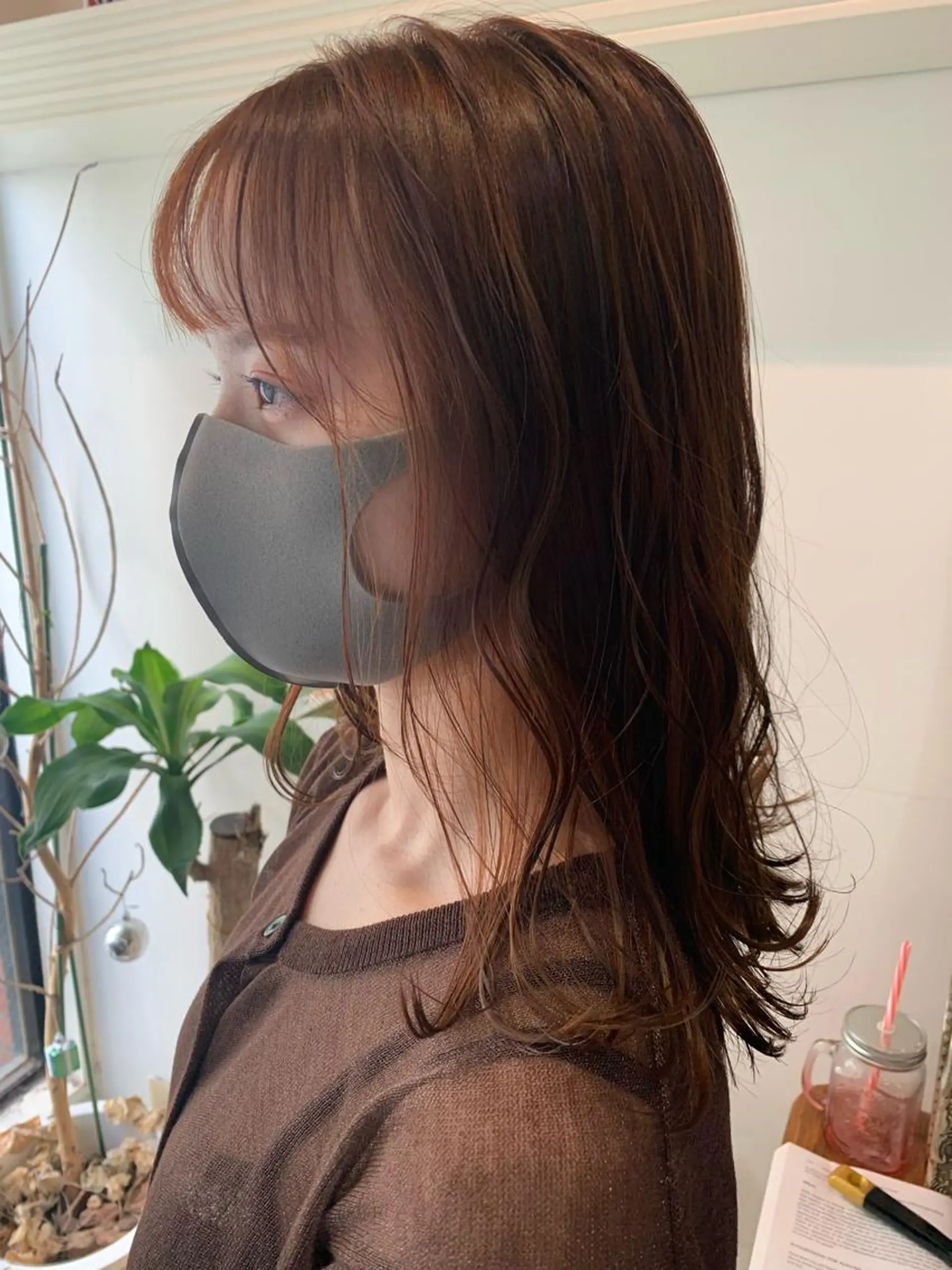 セミロング ヘアカラー トリートメント ヘッドスパ ヘアセット 山口 竣也のヘアスタイル