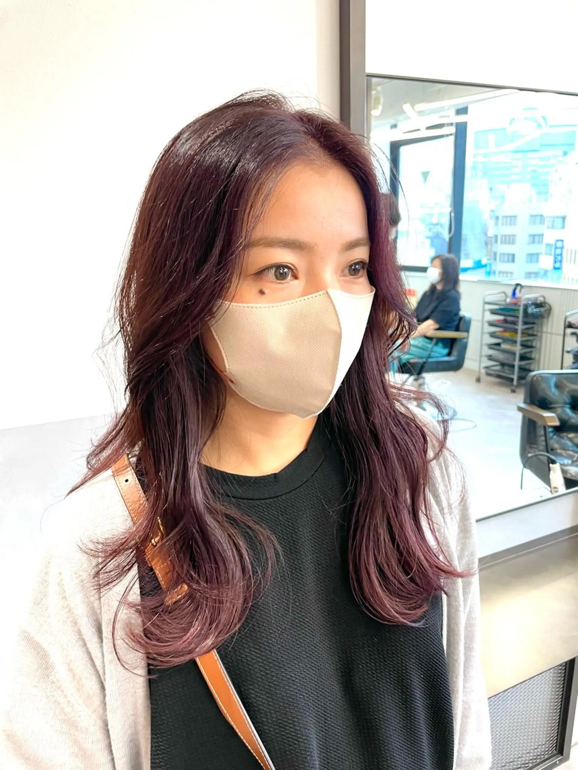 ロング カラー カット ヘアカラー 色気レイヤー& ショートはお任せ🌟のヘアスタイル