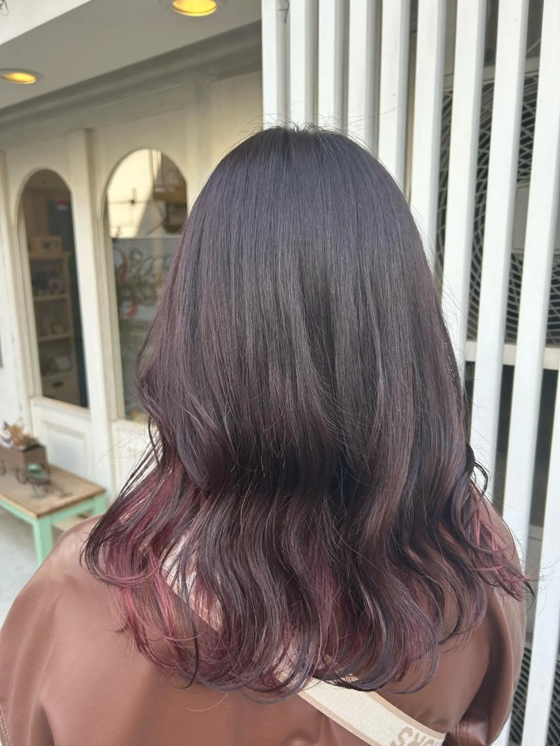 セミロング カラー ヘアカラー やまだ→アトリエニノ モデルさん募集中！のヘアスタイル