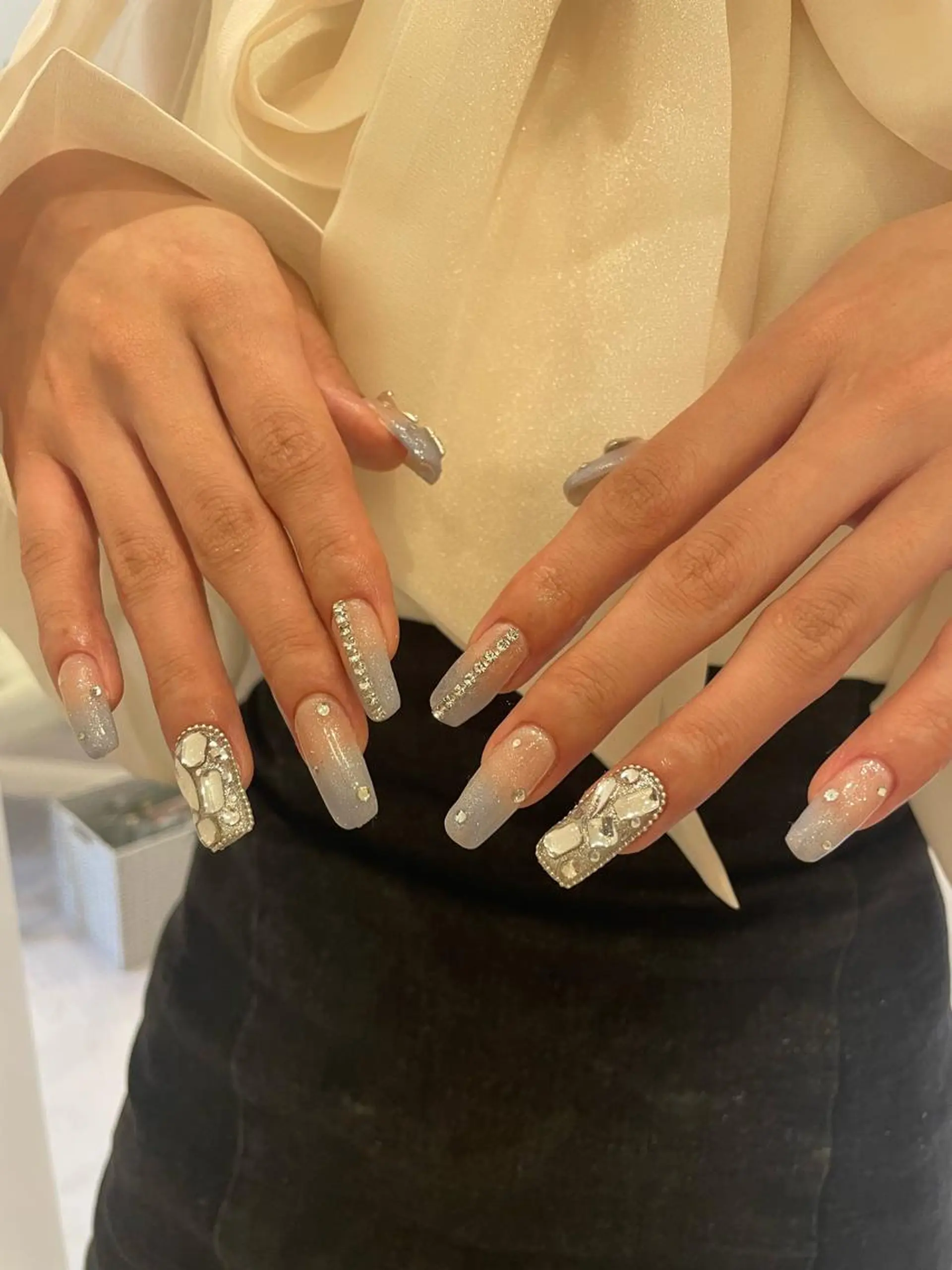 ネイル 束感まつ毛/ネイル/ LED♥KIRARAのマツエク・マツパデザイン