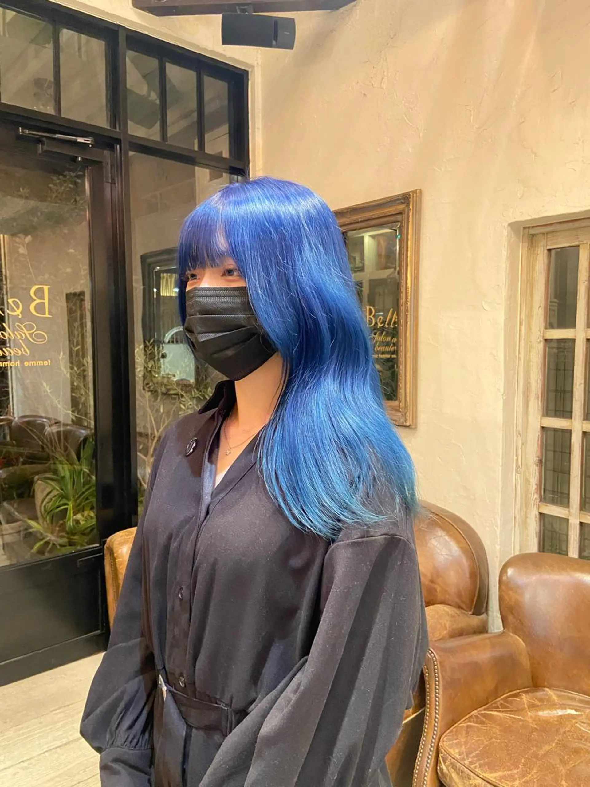 カラー ブルーカラー ヘアカラー トリートメント ダメージレス美容師 🌱水島侑理のヘアスタイル