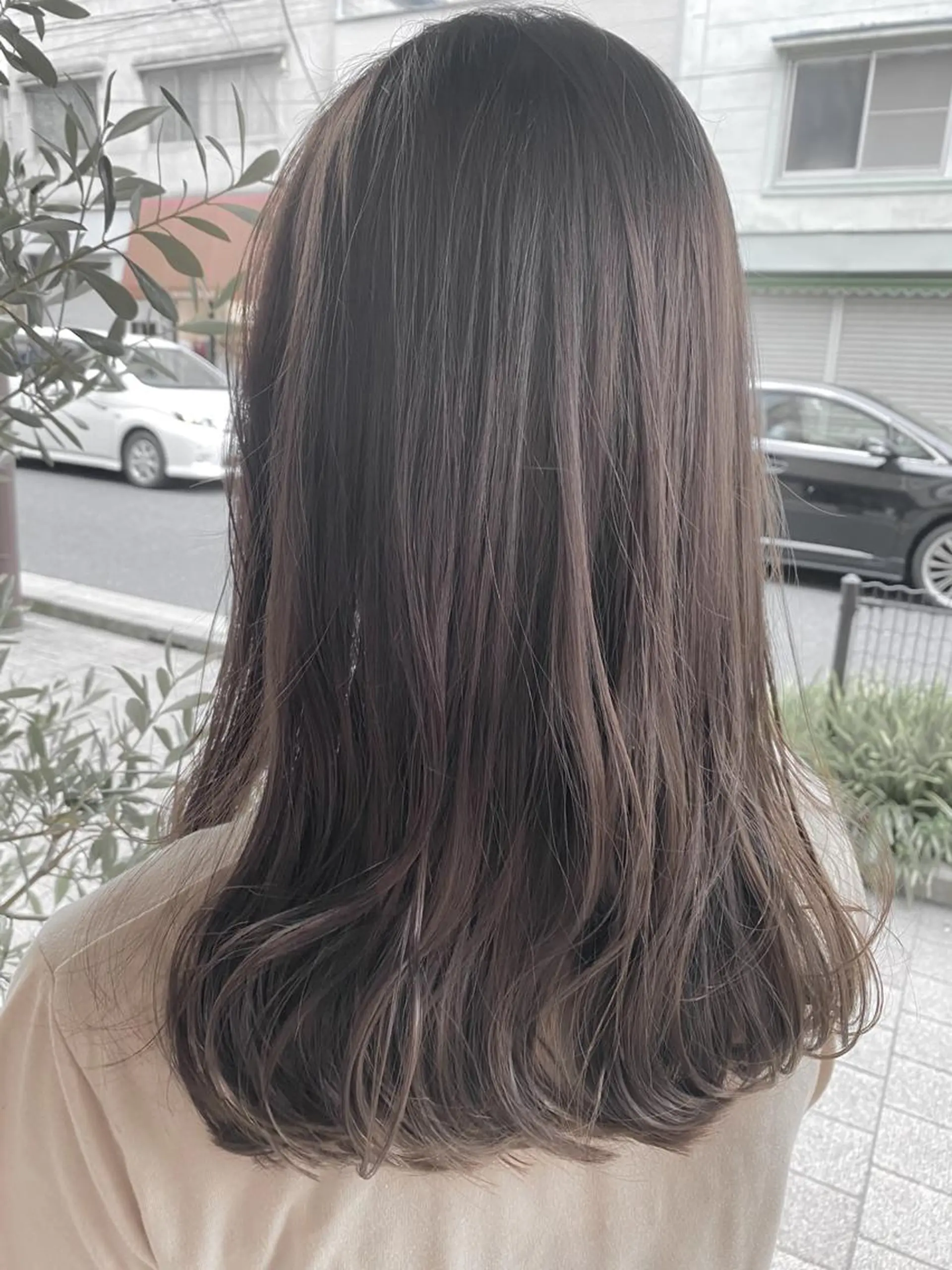 ロング カラー パーマ ヘアアレンジ ブリーチ 透明感カラー ハイライトカラー ボブ くせ毛 増子 幹樹のヘアスタイル