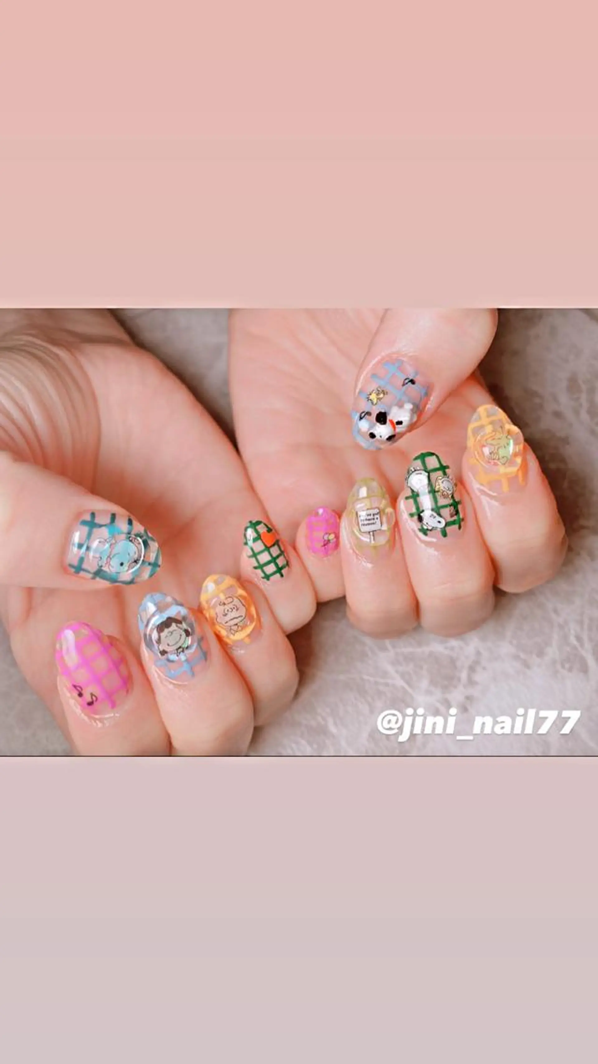 ネイル ハンドネイル JINI NAIL所属・ジニ ネイルのネイルデザイン