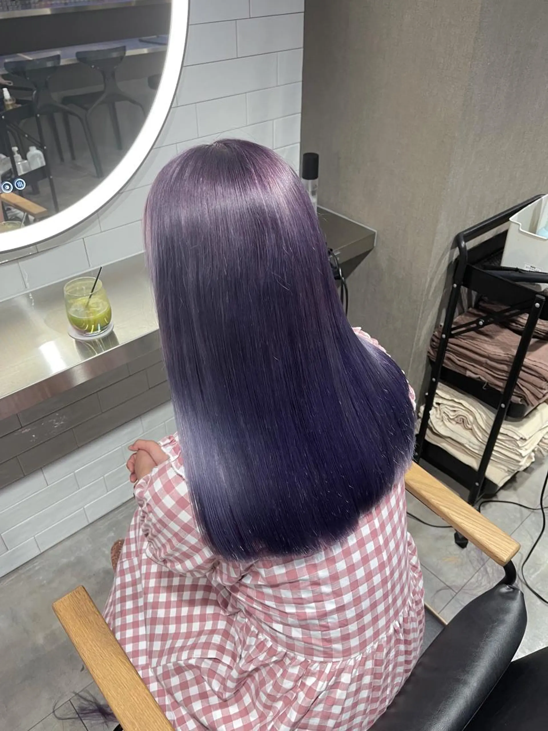 ロング カラー ラベンダーカラー 透明感カラー/艶髪/ エクステ/HIROのヘアスタイル