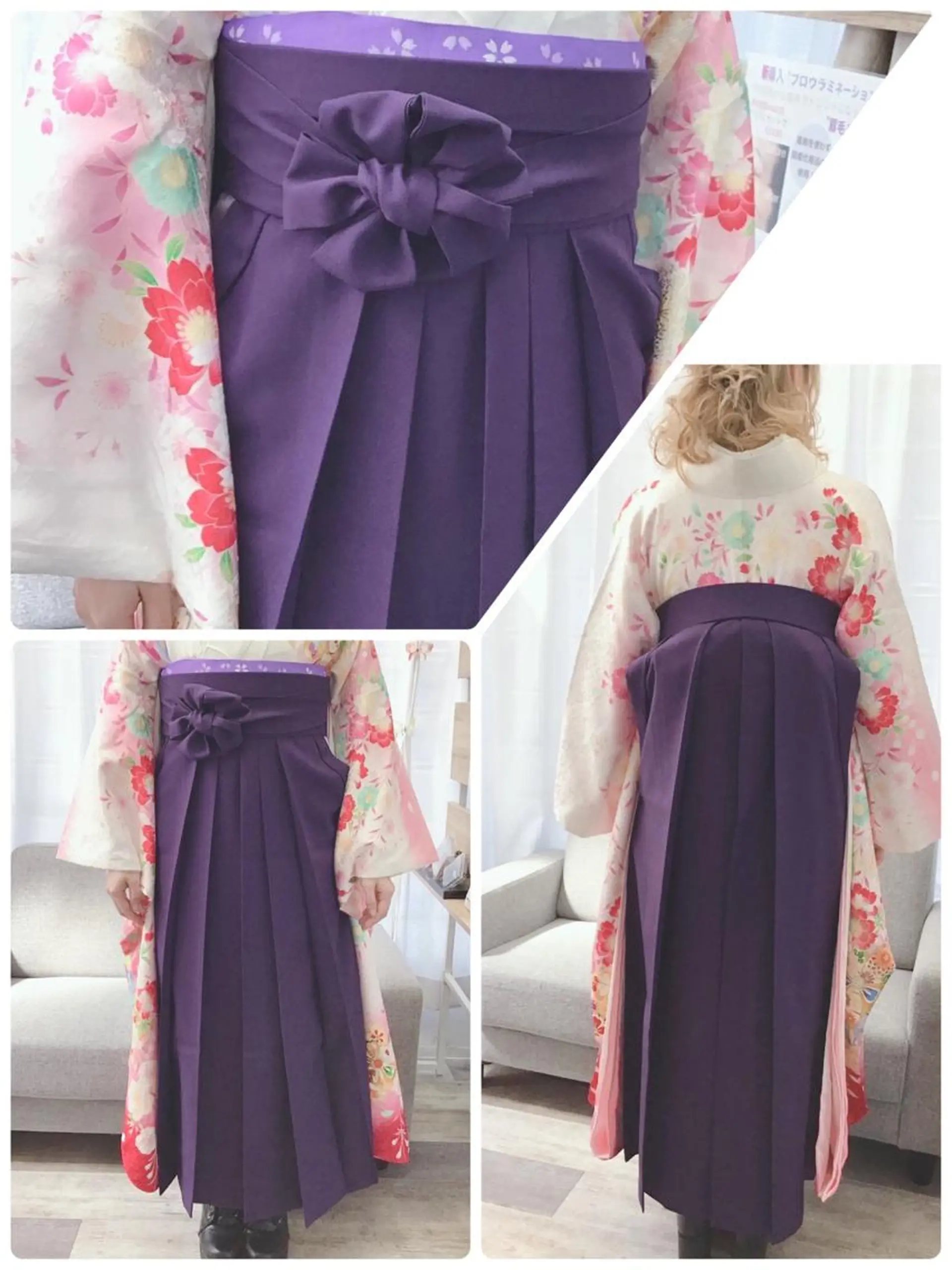 ヘアアレンジ 卒業式のヘアスタイル 着付け La.Moon~eye lash&heir  make~所属・ラムーン アイラッシュ&ヘアメのマツエク・マツパデザイン