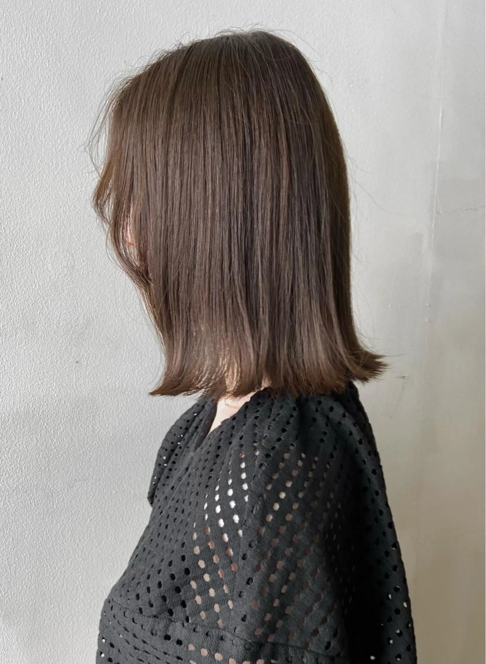 ミディアム カラー ベージュカラー グレージュ オリーブベージュ オリーブカラー オリーブグレージュ 🌟アレンジが似合う カラー🌟Rumiのヘアスタイル