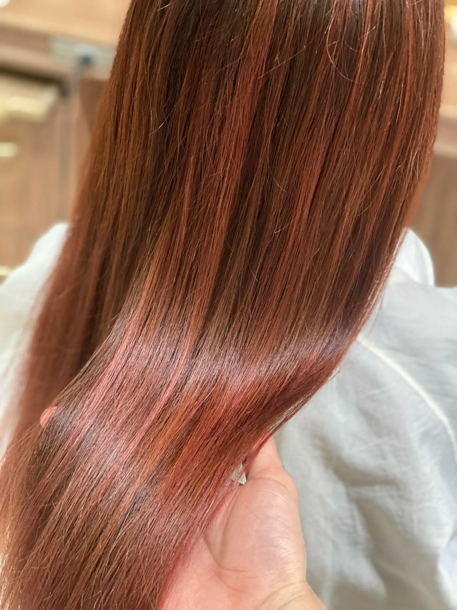 ロング カラー ベージュカラー ハイライトカラー ピンクカラー ピンクベージュ ハイライト ヘアカラー トリートメント 💎大人ハイライト 💎上杉一也💎のヘアスタイル