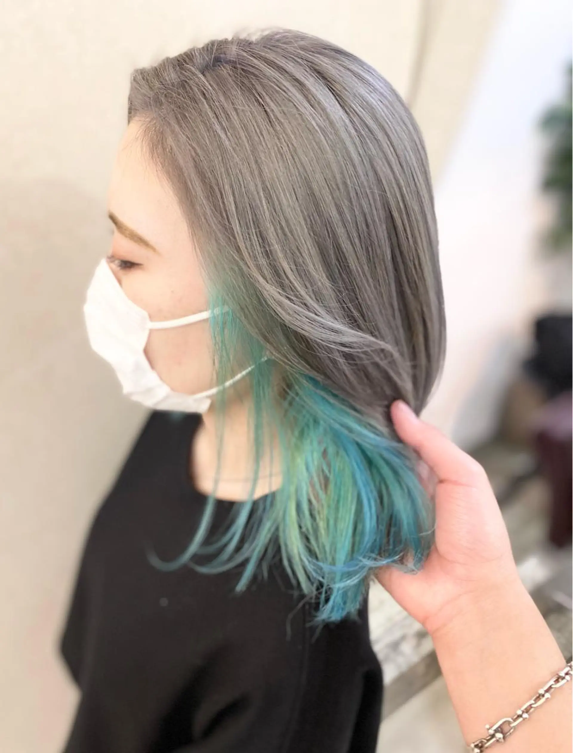 ミディアム カラー ベージュカラー 最高峰の技術力☆ 樋口健人のヘアスタイル